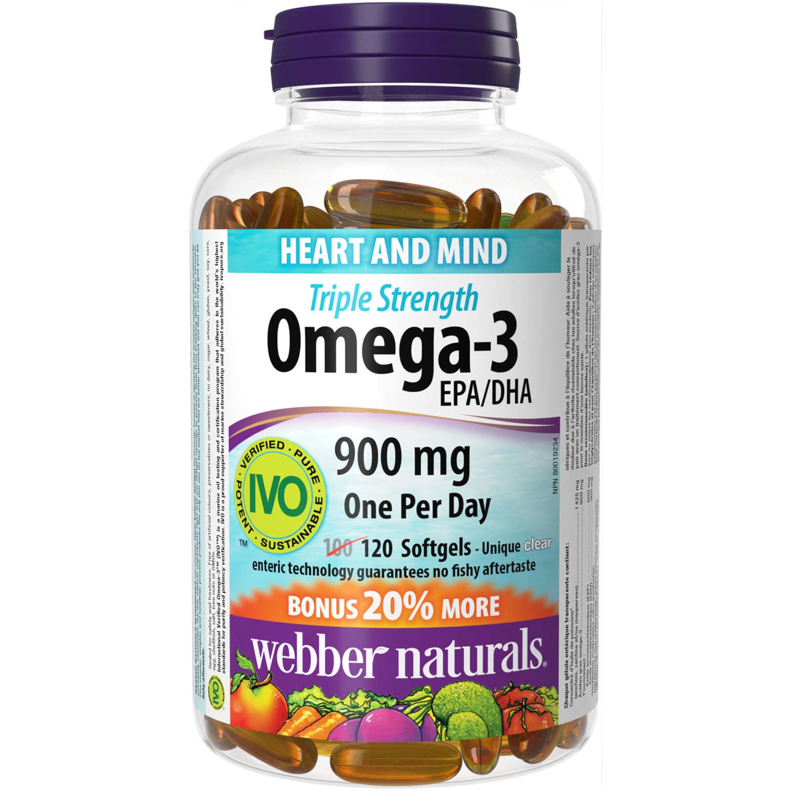 Triple Strength Omega-3 900 mg EPA/DHA