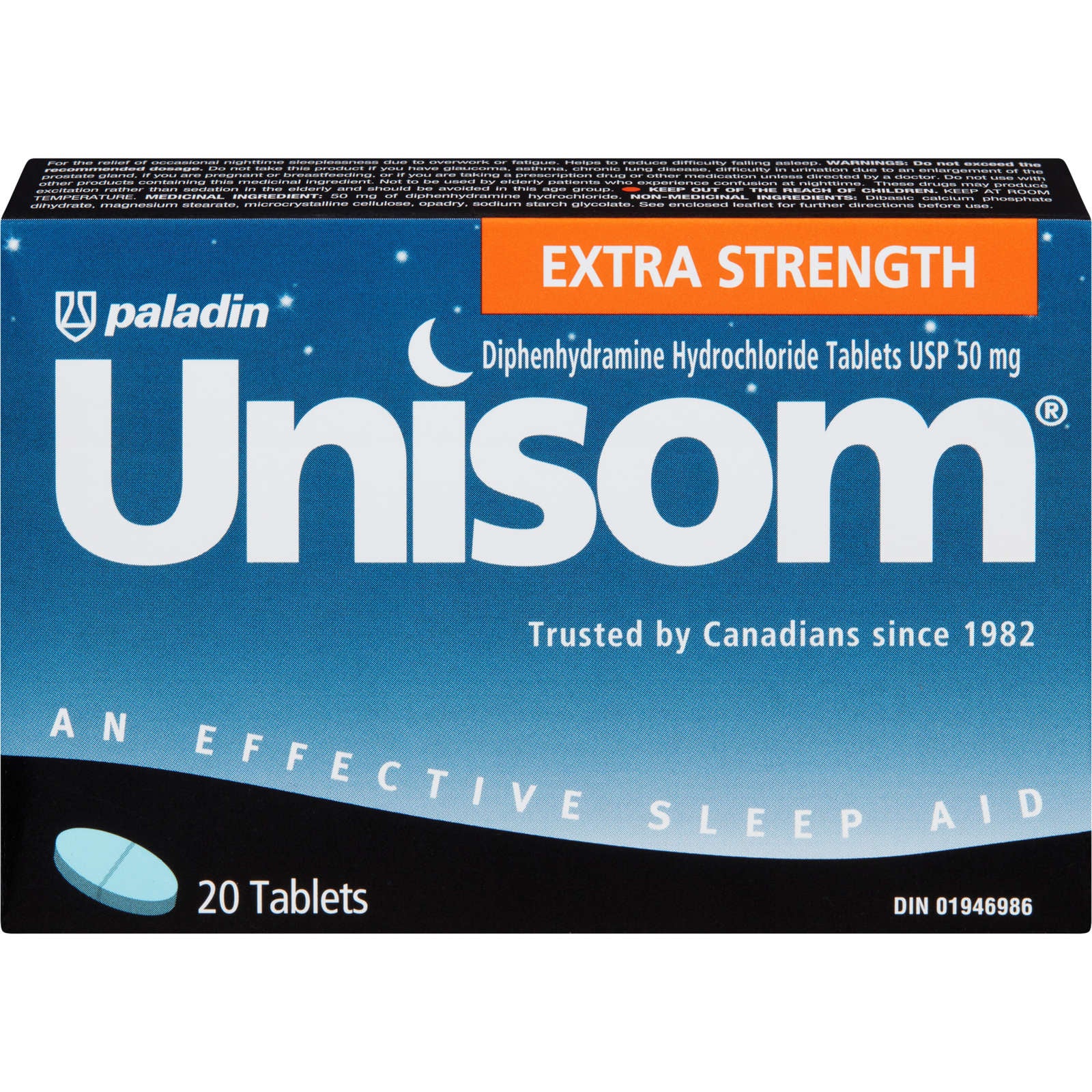 Unisom Extra Strength tablets