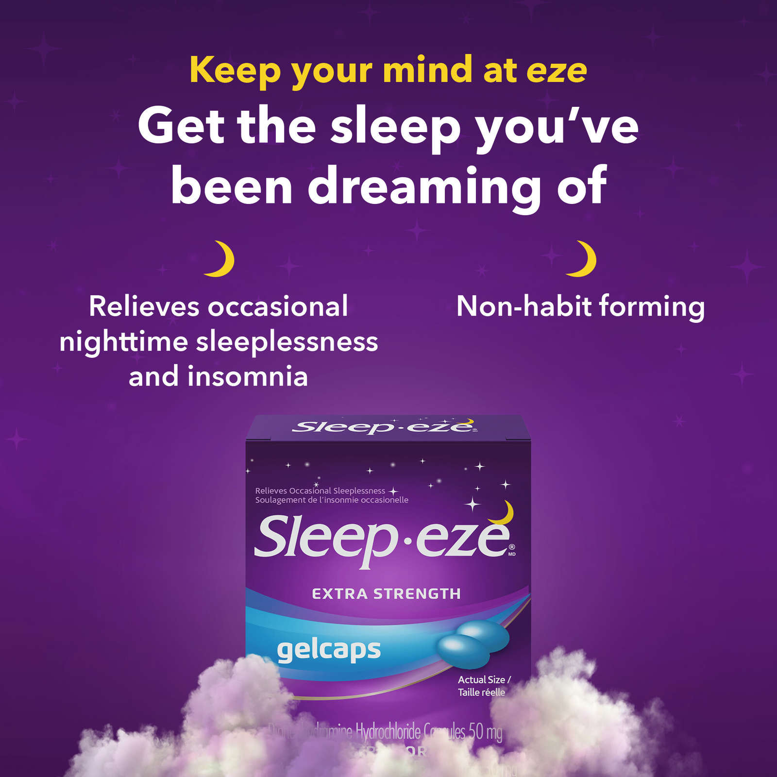 Sleep-eze Extra Strength Gelcaps Nighttime Sleep Aid