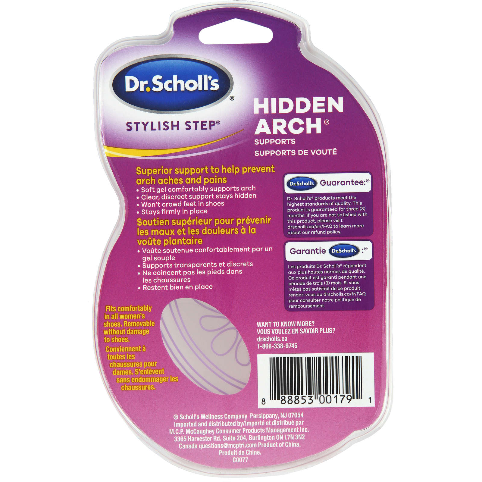 Dr. Scholl's® Stylish Step® Hidden Arch Supports, Women's