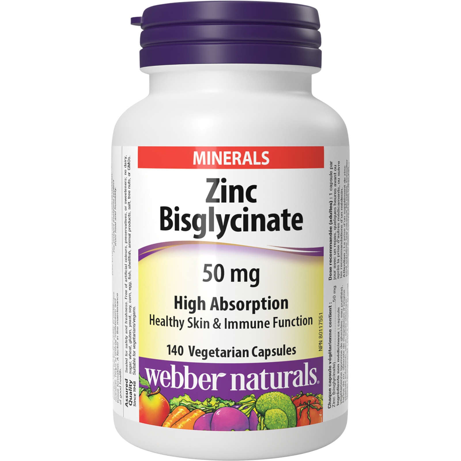 Zinc Bisglycinate 50 mg