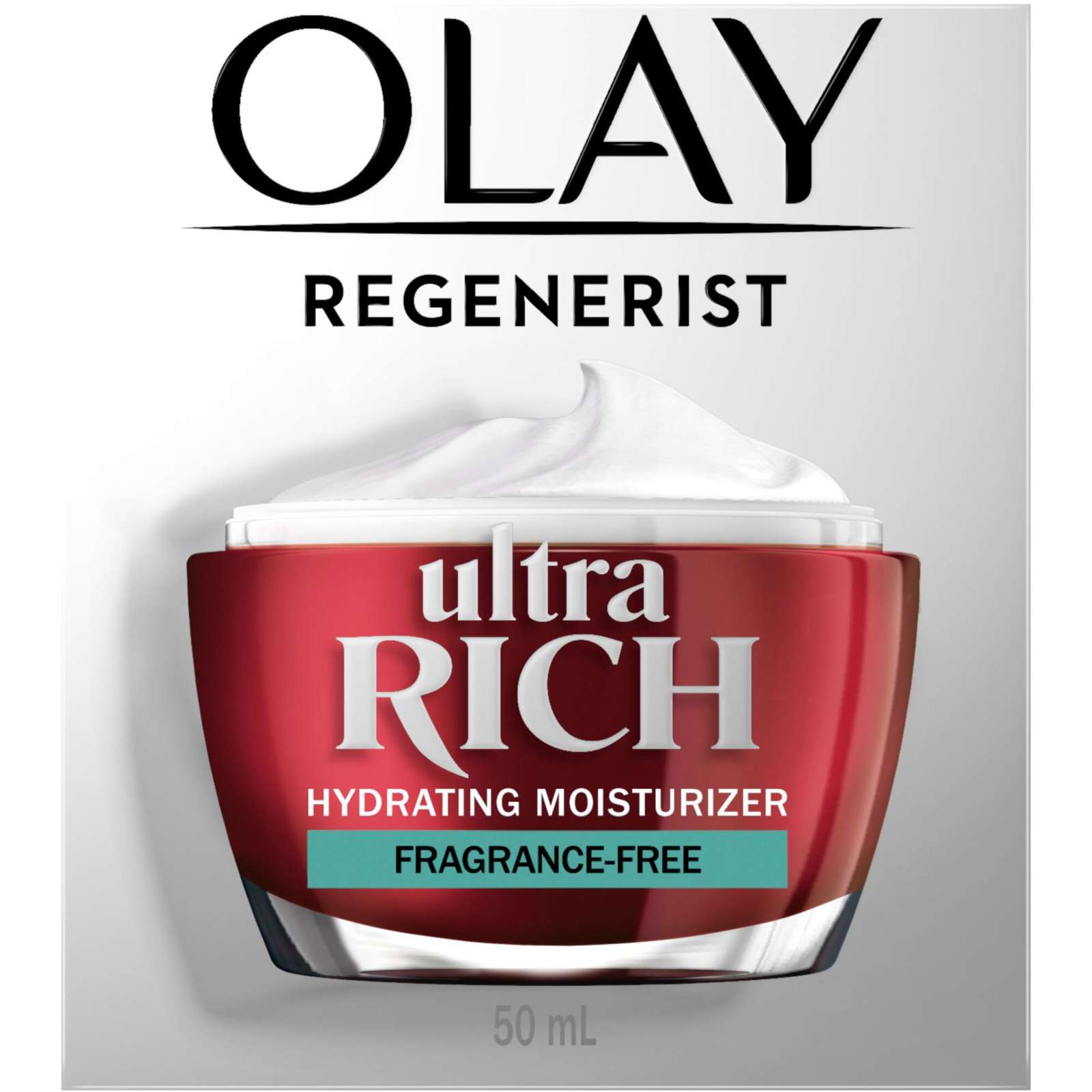 Olay Regenerist Ultra Rich Face Moisturizer, Fragrance-Free, 50 mL