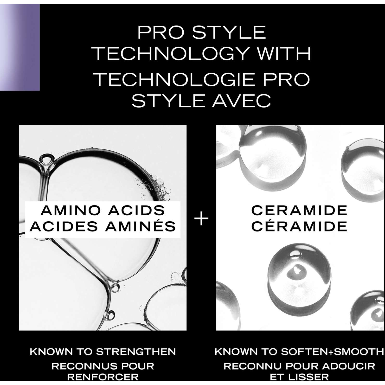 Purple Blonde Shampoo for blonde or silver coloured hair Ultra-violet Neutralizer formulated with Pro Style Technology™