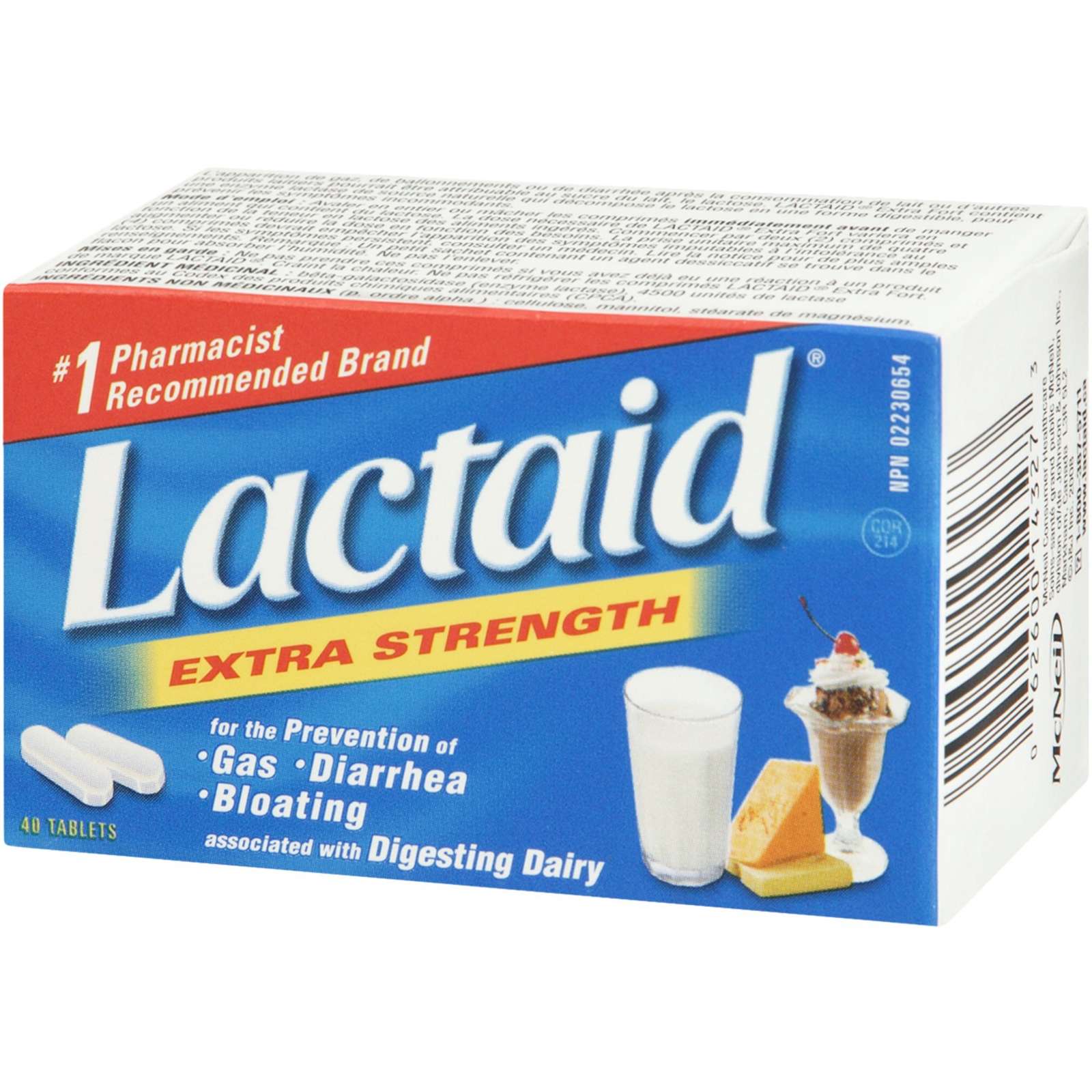 Lactaid Extra Strength Tablets, 40 Count