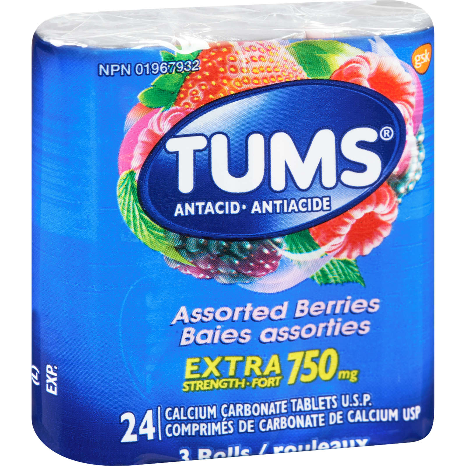 TUMS ES ROLLS ASSORTED BERRIES