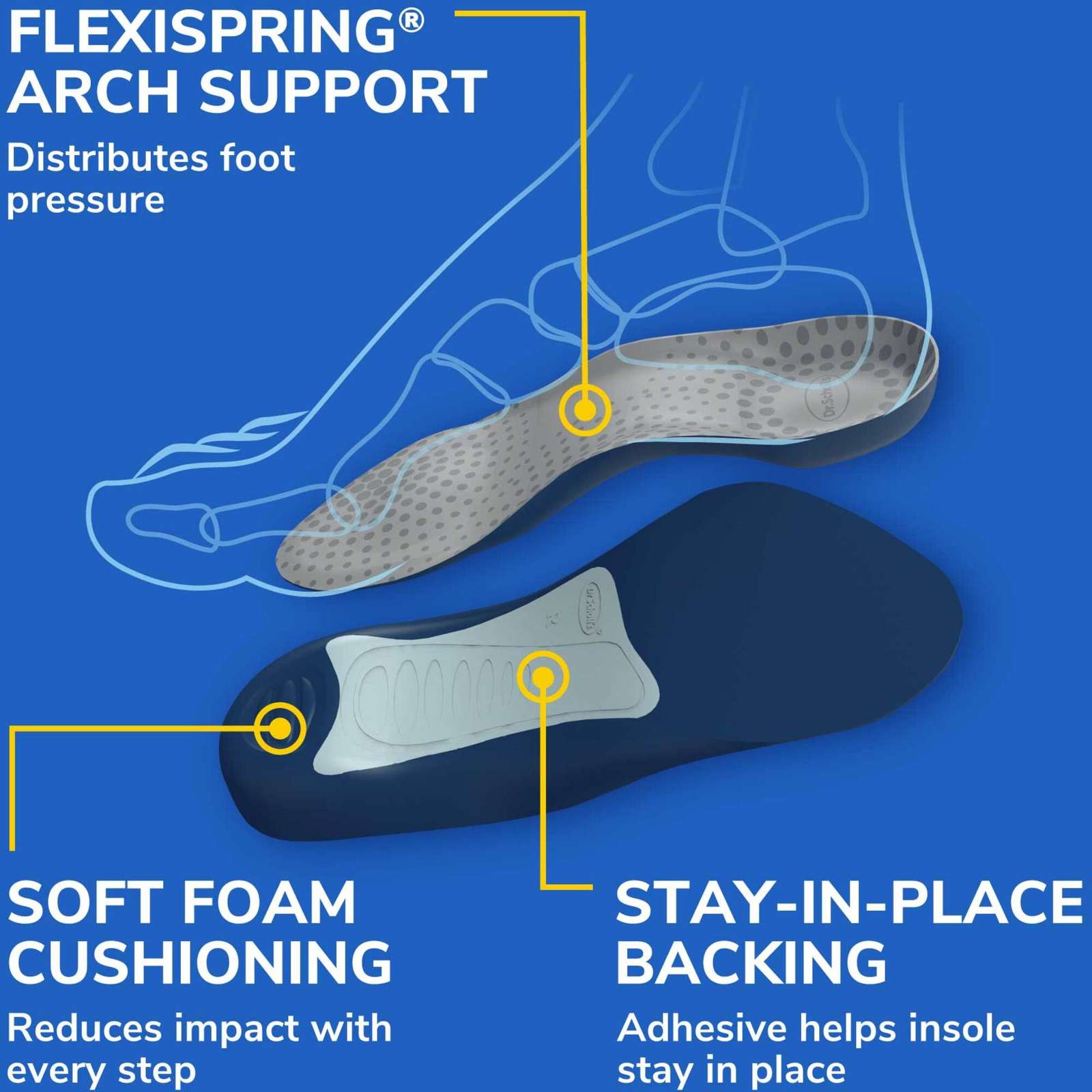Dr. Scholl’s® Comfort Tri-Comfort® Insoles, Men's, Sizes 8-12