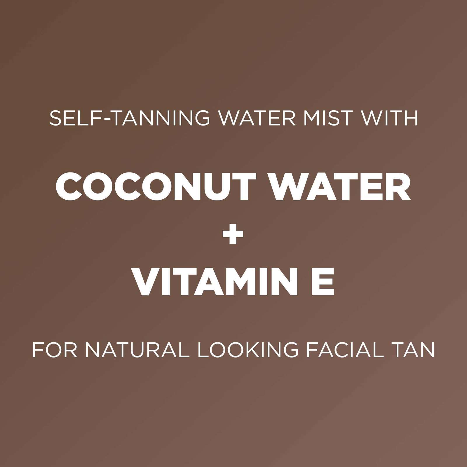 Sublime Bronze Self-Tanning Water Mist for face with Coconut Water + Vitamin E, For Natural Looking Tan