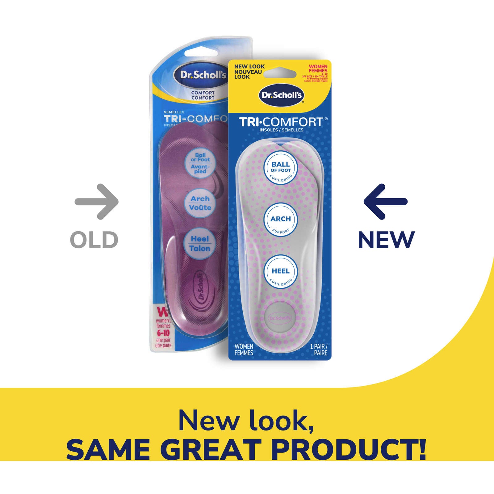 Dr. Scholl’s® Comfort Tri-Comfort® Insoles, Women's, Sizes 6-10