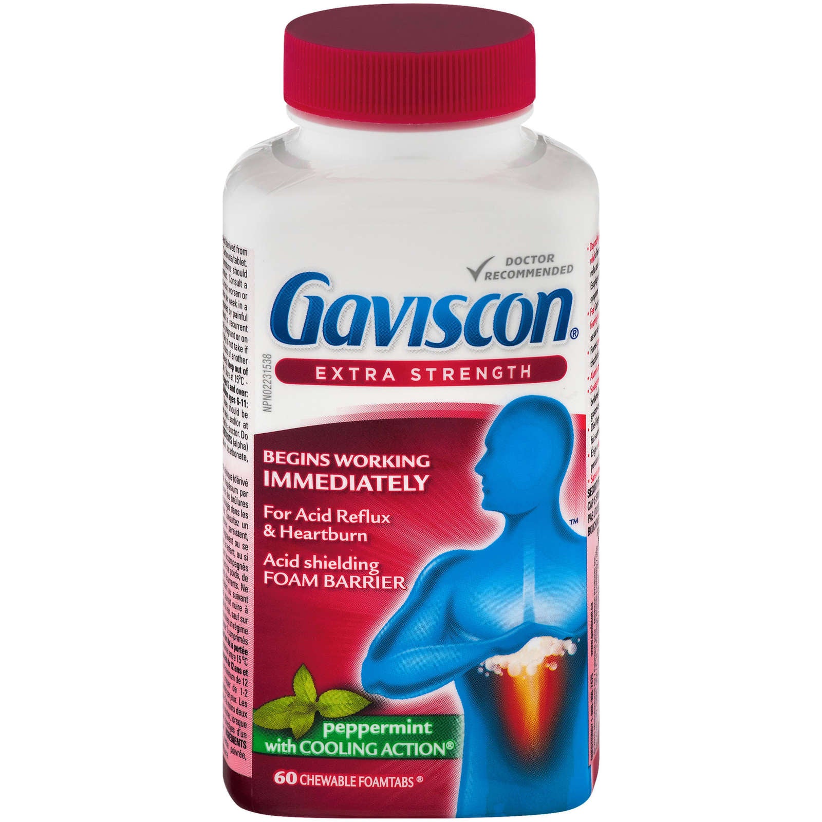 Gaviscon Extra Strength Chewable Foamtabs  Peppermint with Cooling Action