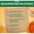 Garnier Whole Blends Honey Treasures Repairing  Shampoo Bar for Damaged Hair, Zero Plastic Packaging, Preservative Free, Silicone Free, Soap & Dye Free, with Honey and Beeswax, 60G