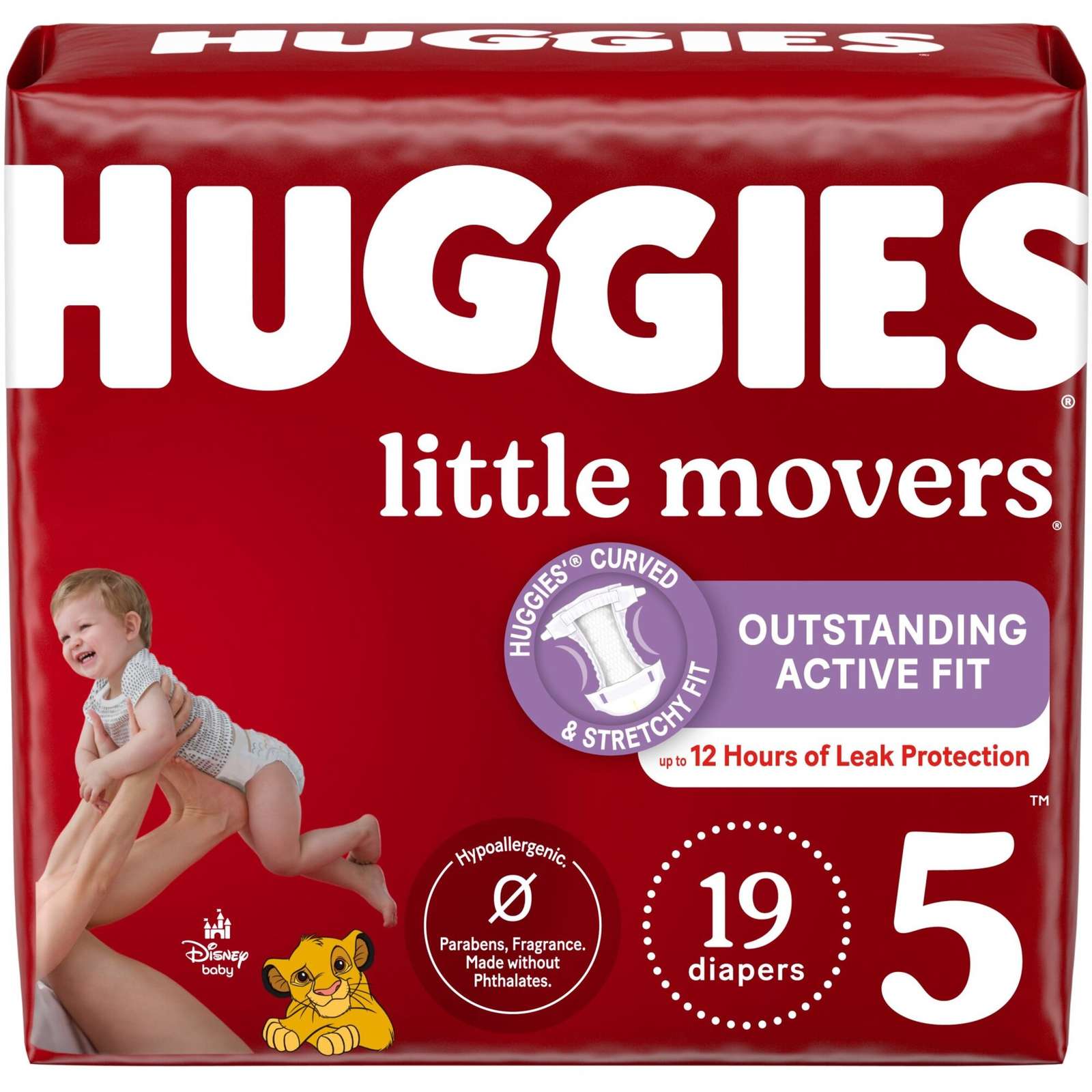 Little Movers Diapers, Size 5