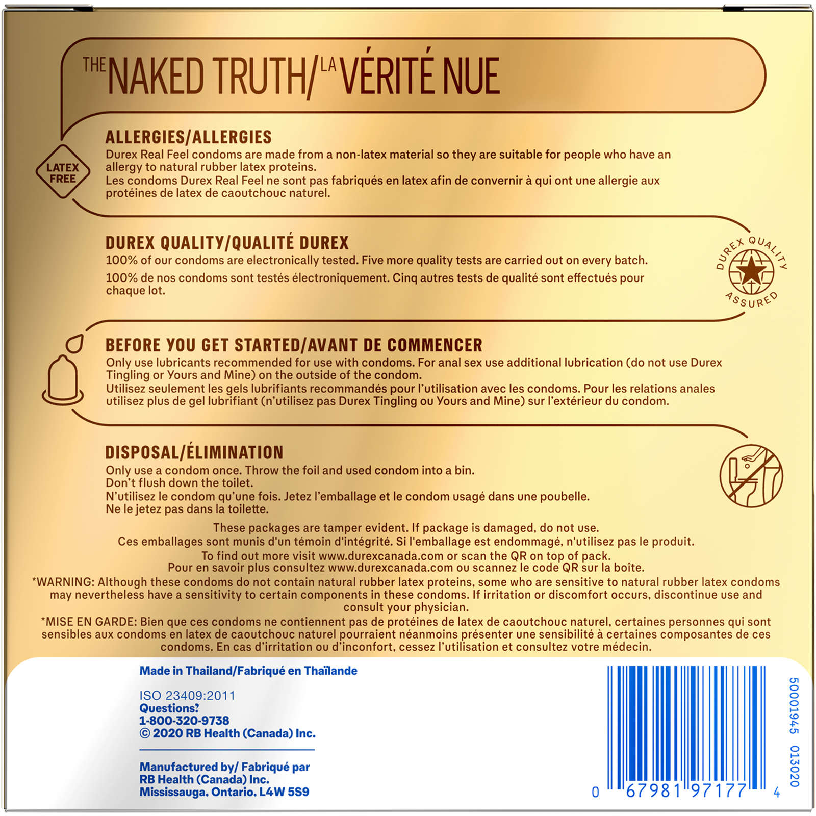 Durex Real Feel Latex Free Condoms