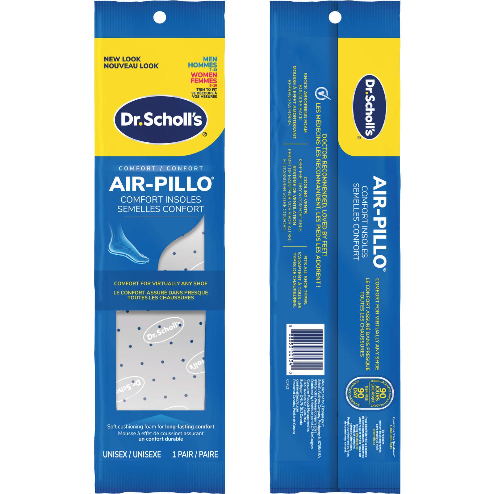 Dr. Scholl’s® Air-Pillo® Insoles, Men's Sizes 7-13 and Women's Sizes 5-10