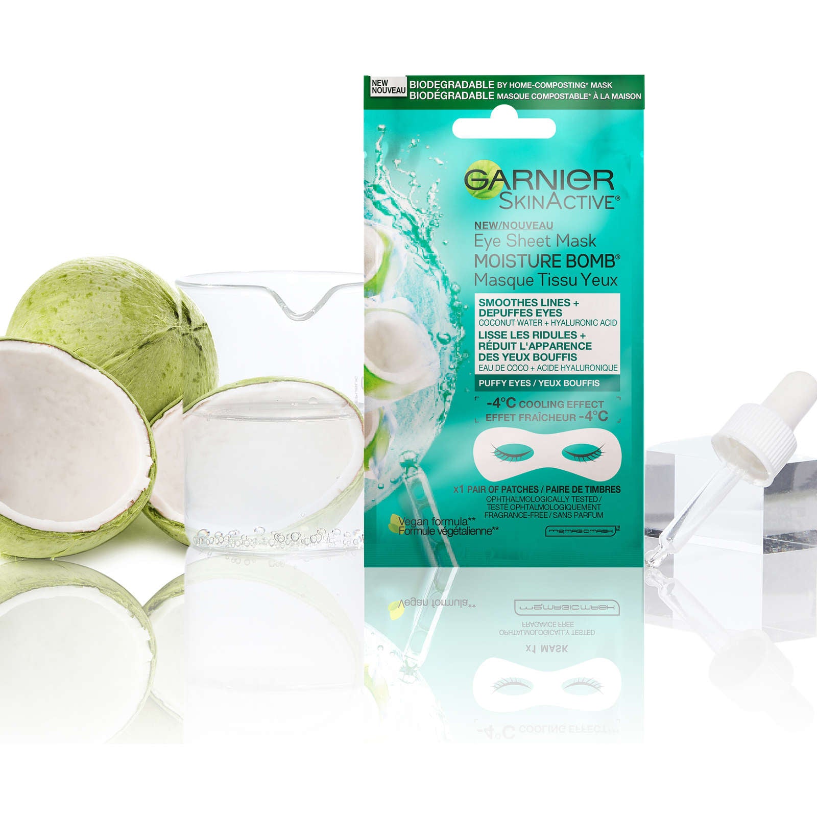 SkinActive Moisture Bomb Energizing Eye Sheet Mask