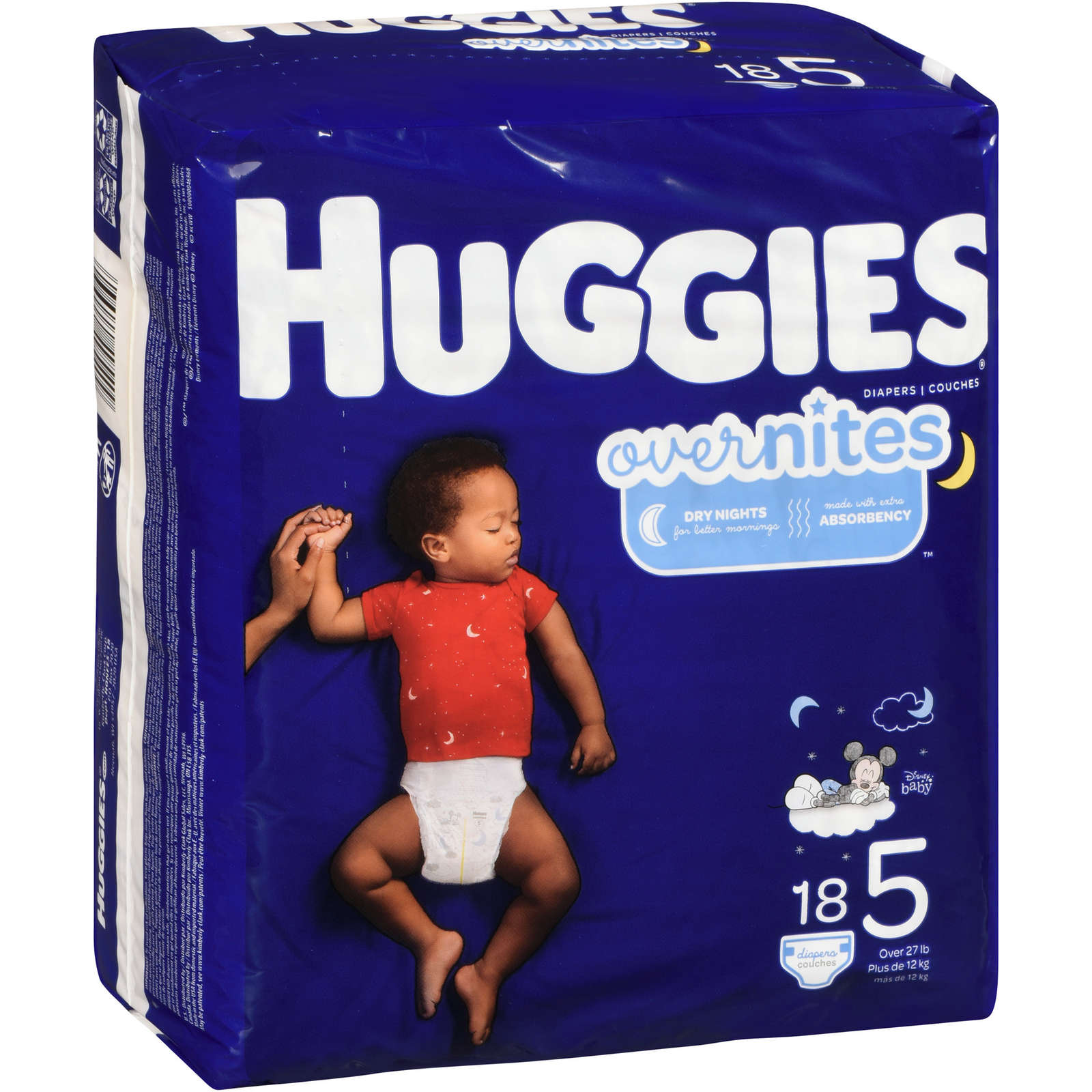 Overnites Nighttime Diapers, Size 5