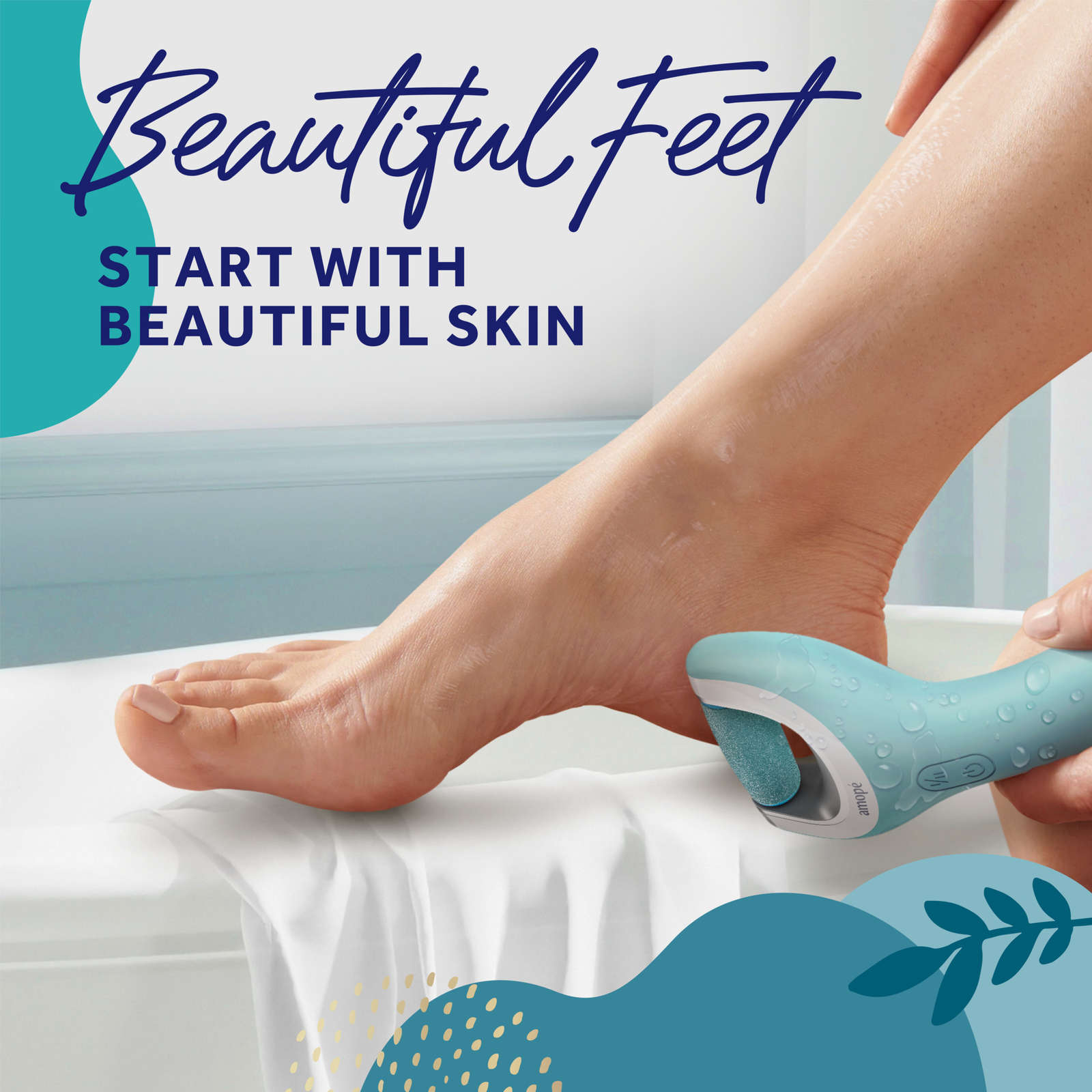 Amope® Pedi Perfect™ Pro Rechargeable Foot File