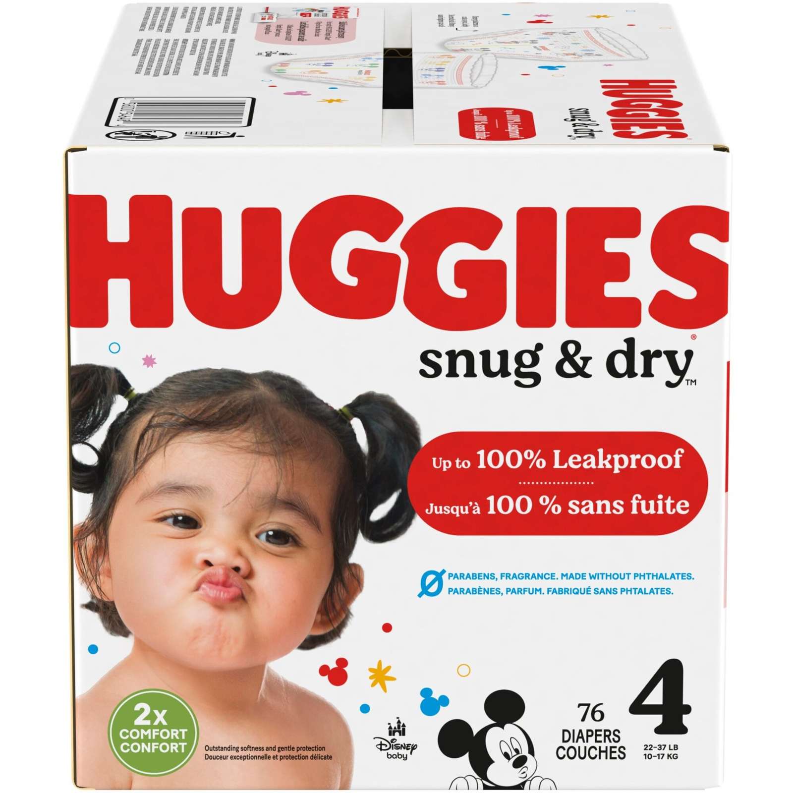 Huggies Snug & Dry Baby Diapers, Size 4