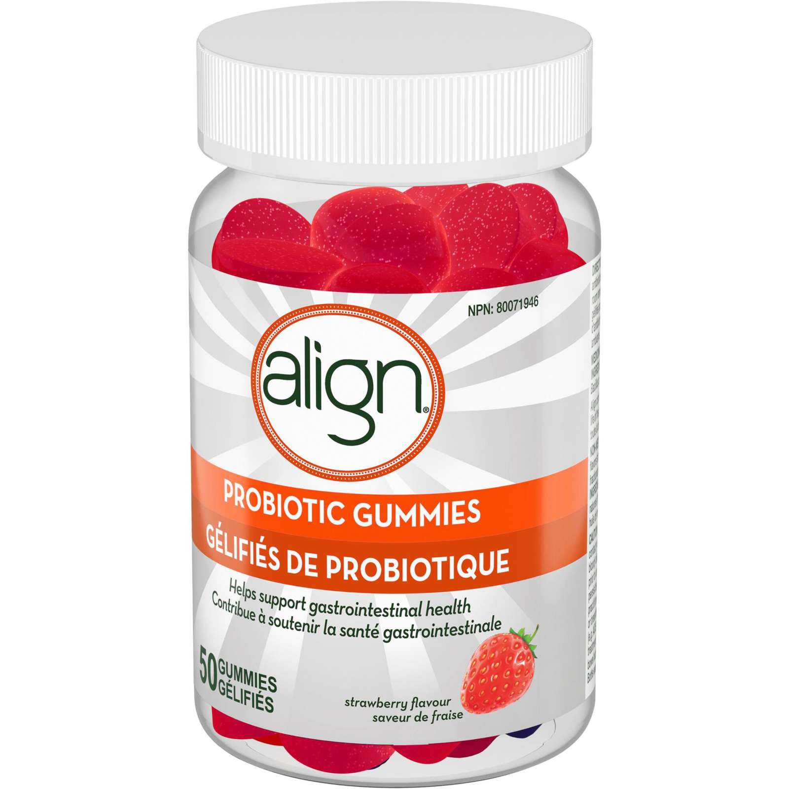 Daily Probiotic Supplement, 50 Gummies