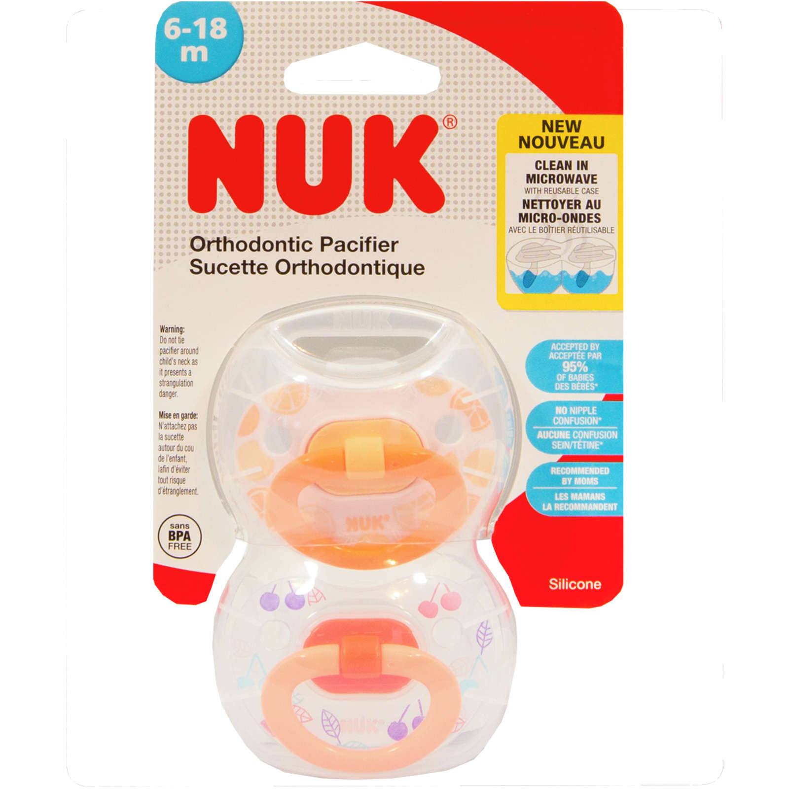 NUK® Pacifier Fashion, Size 2, 2PK