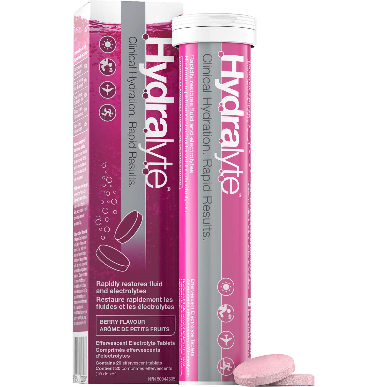 Effervescent Electrolytes Tablets Berry