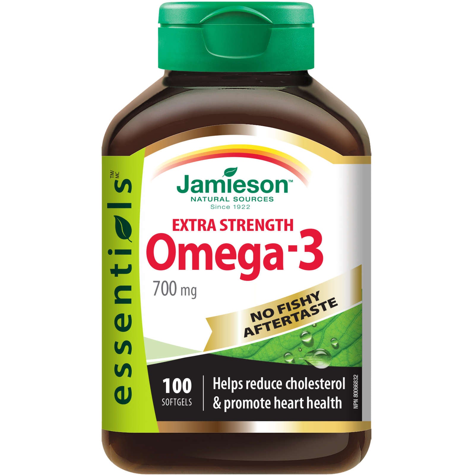 Extra Strength Omega-3 No Fishy Aftertaste 700mg