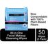 All In one Makeup Remover Facial Cleansing Wipes, Plant Based and  Compostable, Special Value Twin Pack