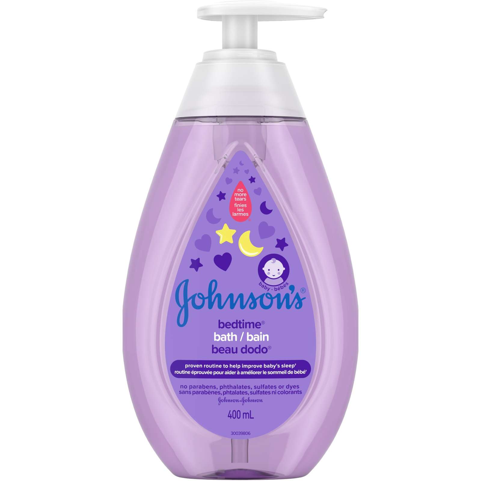 Johnson's Baby Bedtime Bath Wash, Baby Wash and Cleanser 400mL