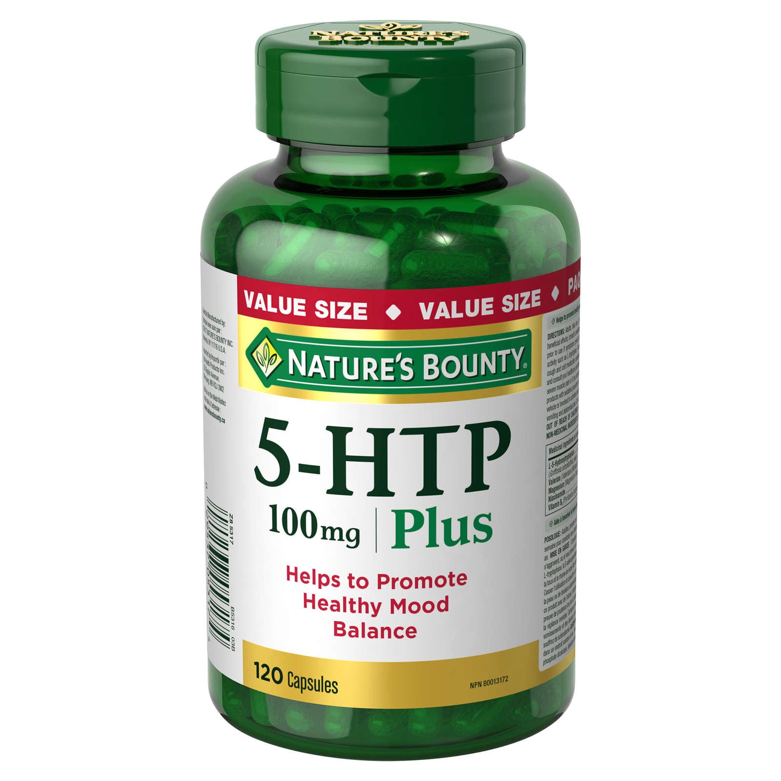 5-HTP Pills and Supplement, Helps Promote Balanced Mood, 100mg