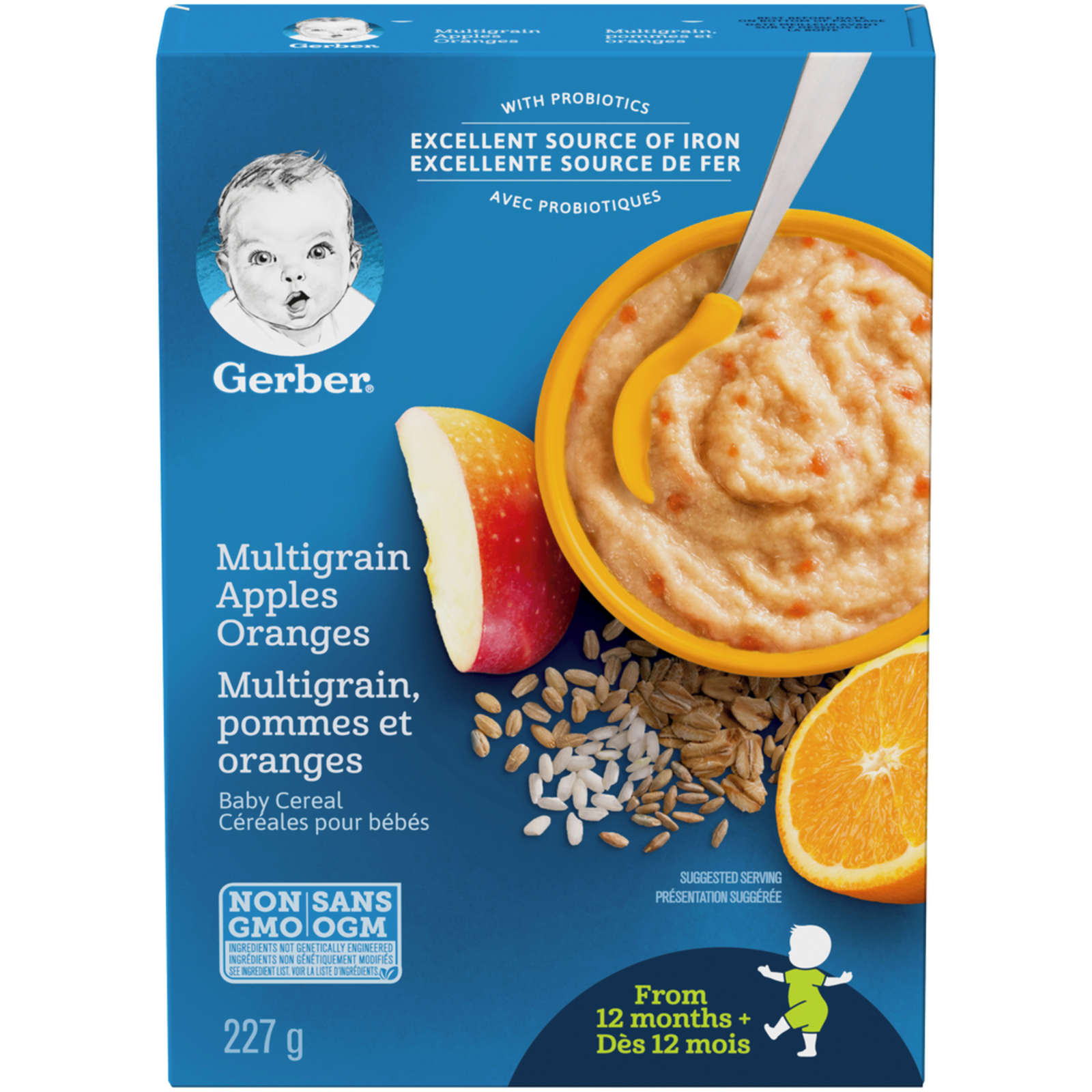 Stage 4 Multigrain Apples & Oranges Baby Cereal