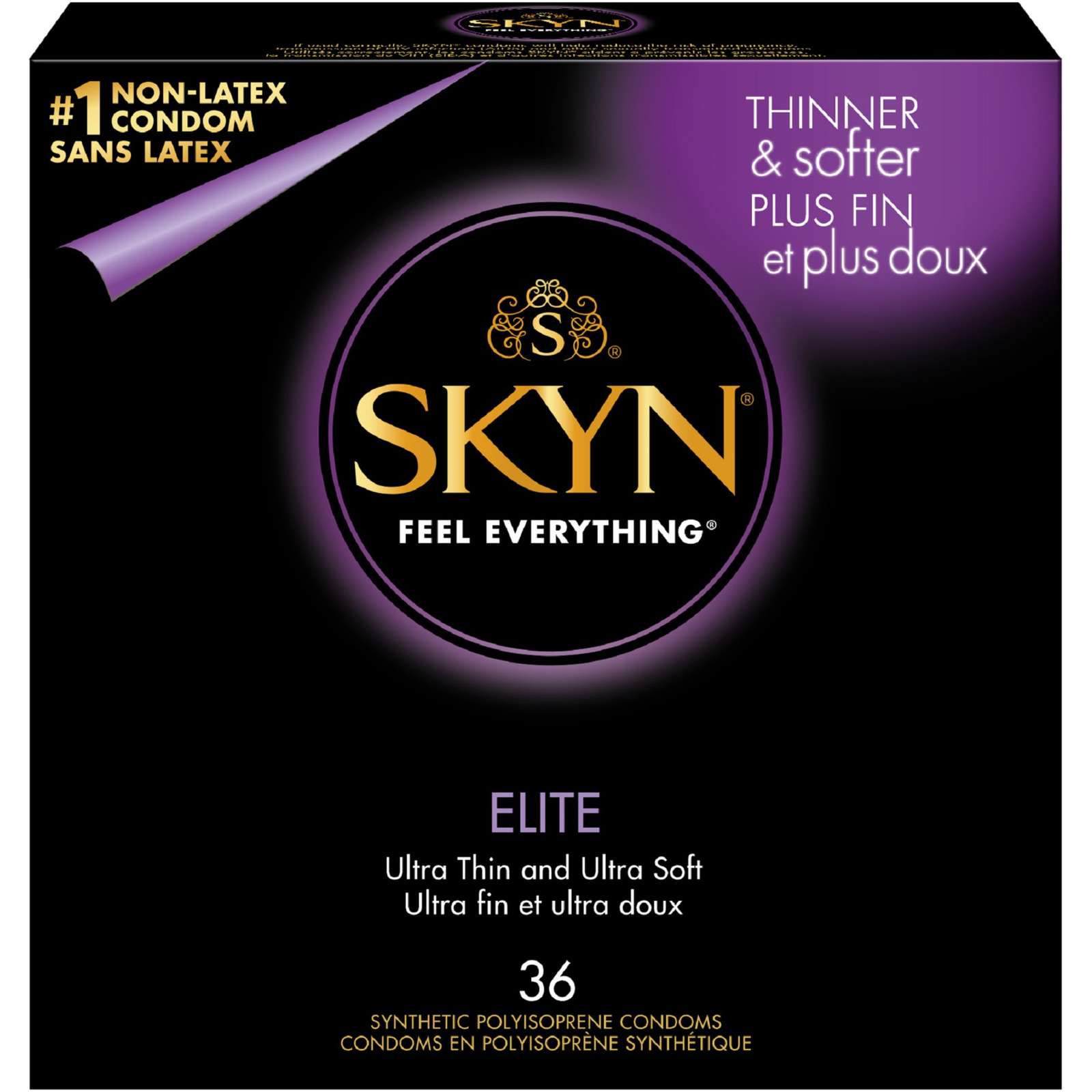 SKYN® Elite 36 Natural Latex Free Lubricated Condoms