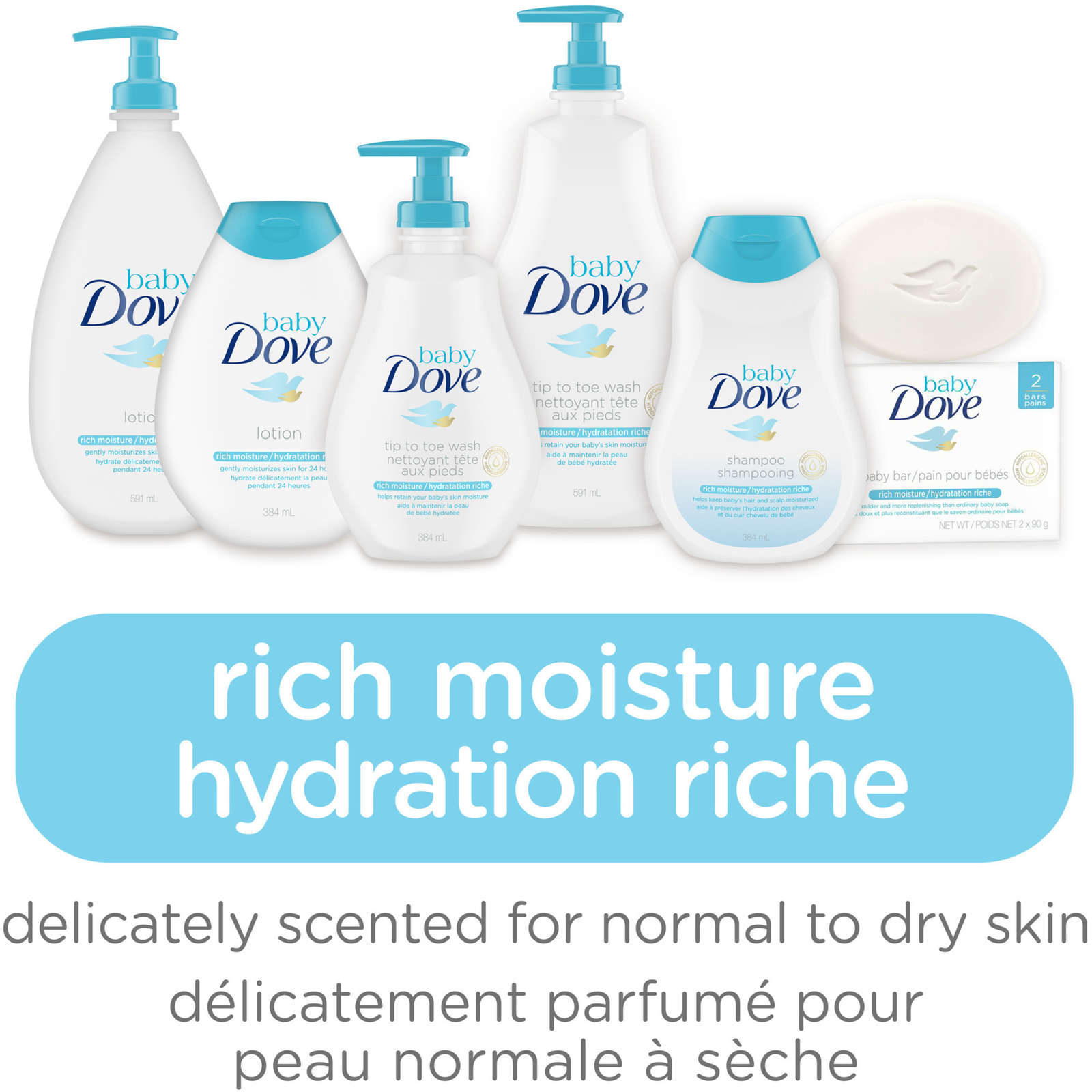 Baby Dove Lotion Moisturizer Rich Moisture 591ml