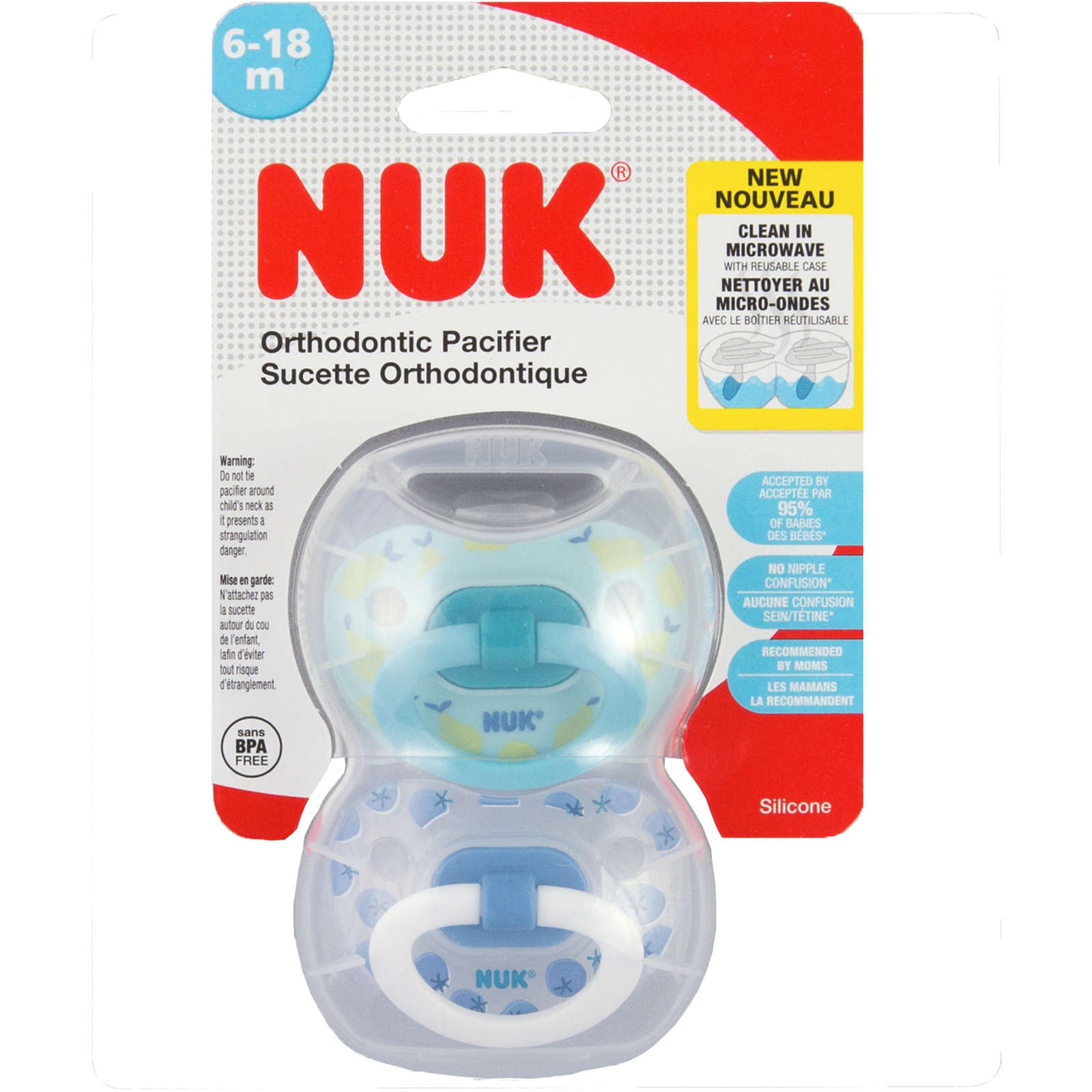 NUK® Pacifier Fashion, Size 2, 2PK