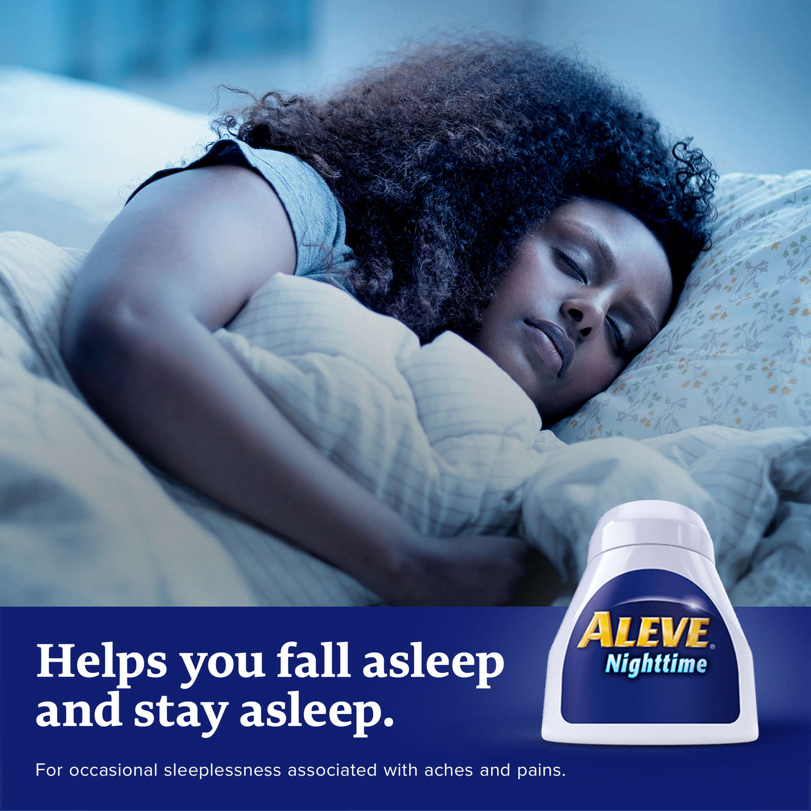 ALEVE Nighttime, Pain Reliever and Sleep Aid, Naproxen Sodium, 20 Caplets