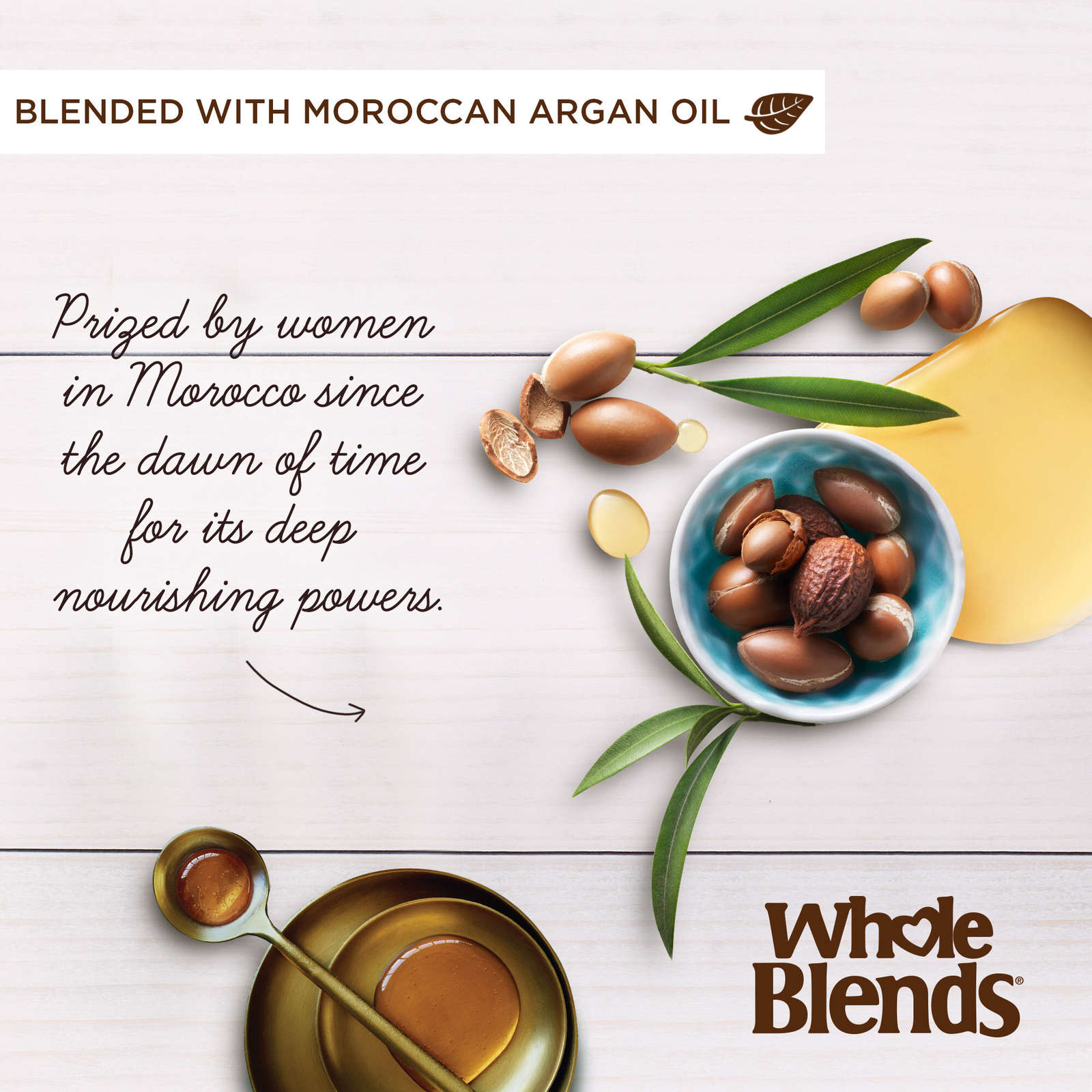 Whole Blends Shampoo, For Dry Hair, Almond & Argan Oil