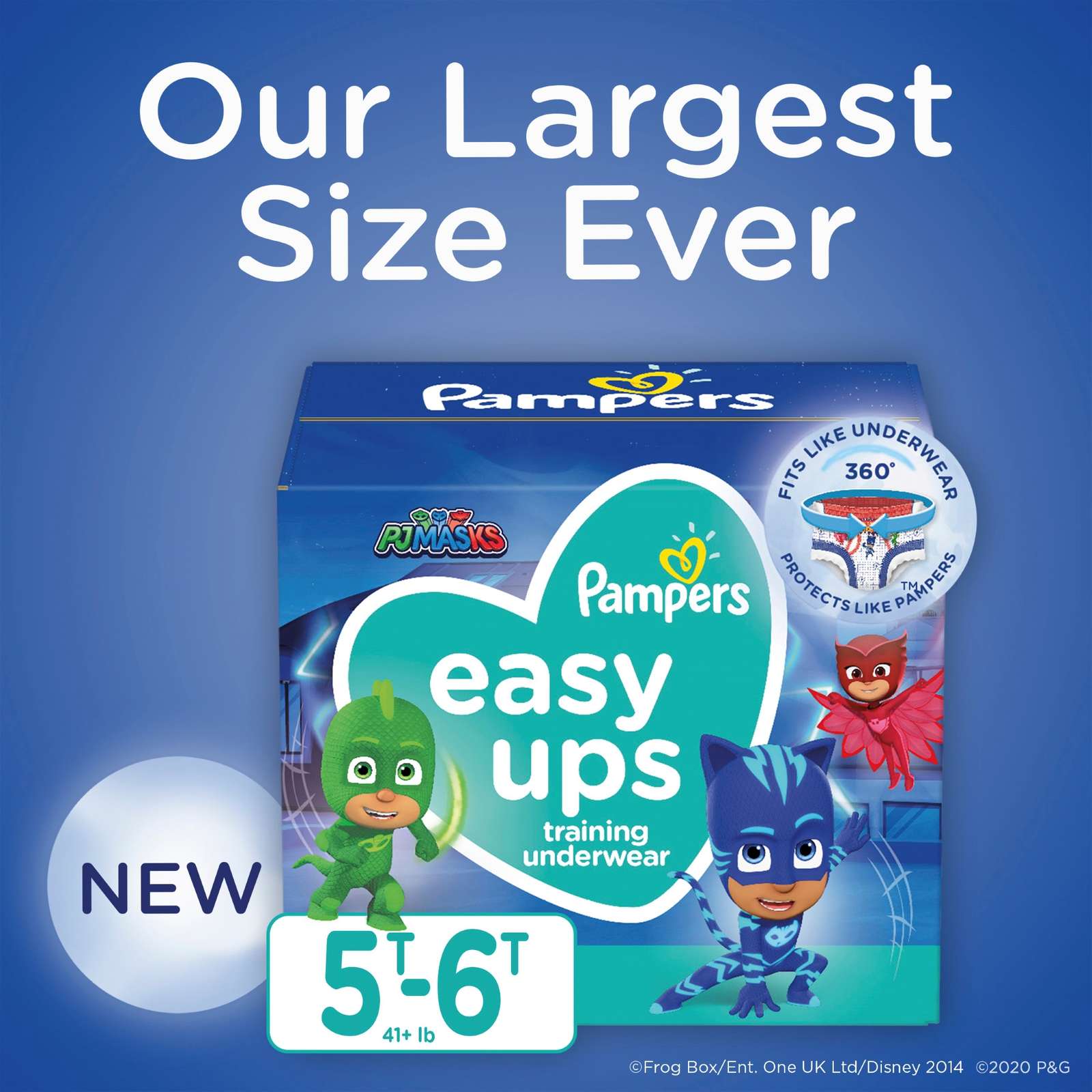 Pampers Easy Ups Training Underwear Boys Size 7 5T-6T 46 Count 