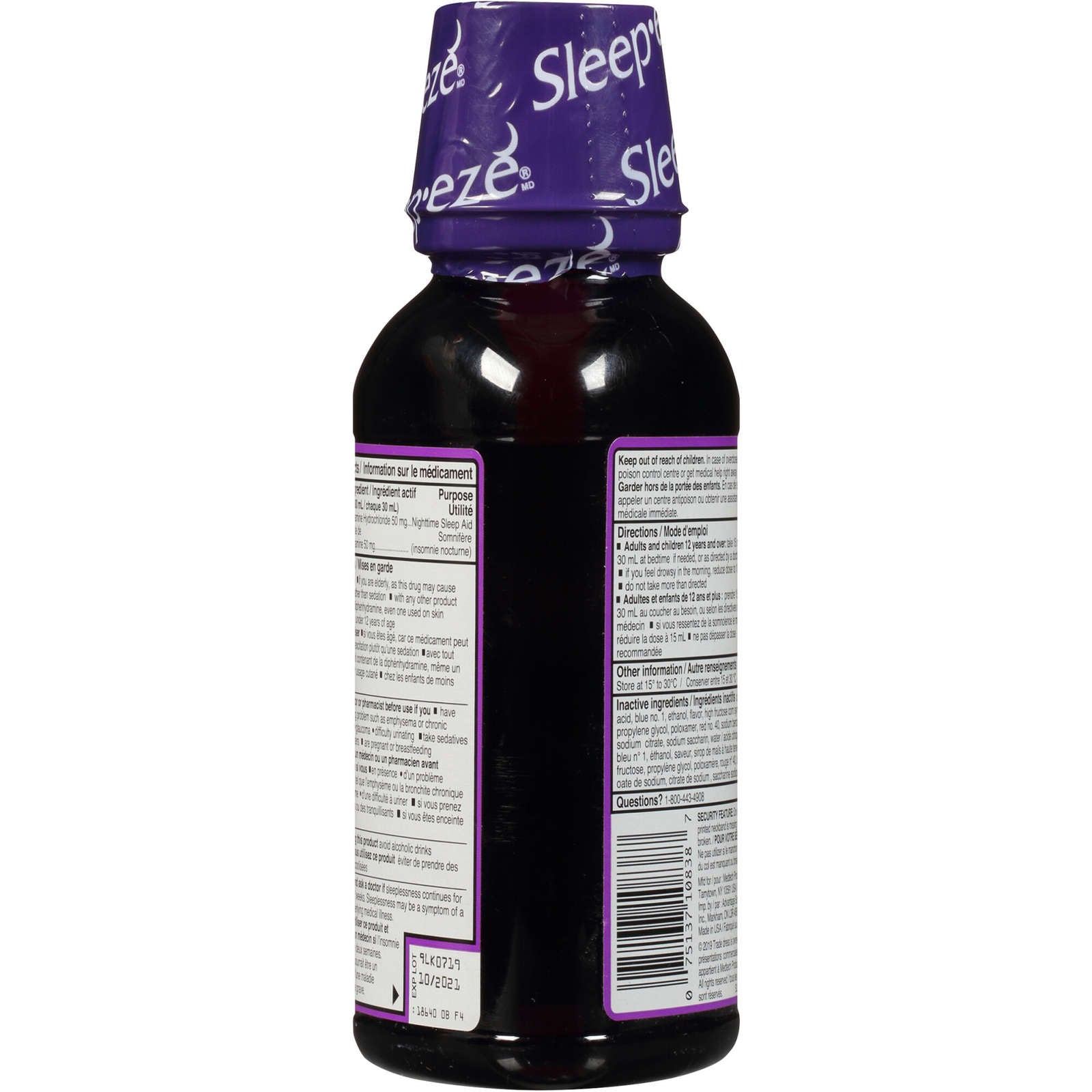 Sleep-eze Eze-Liquid Nighttime Sleep Aid