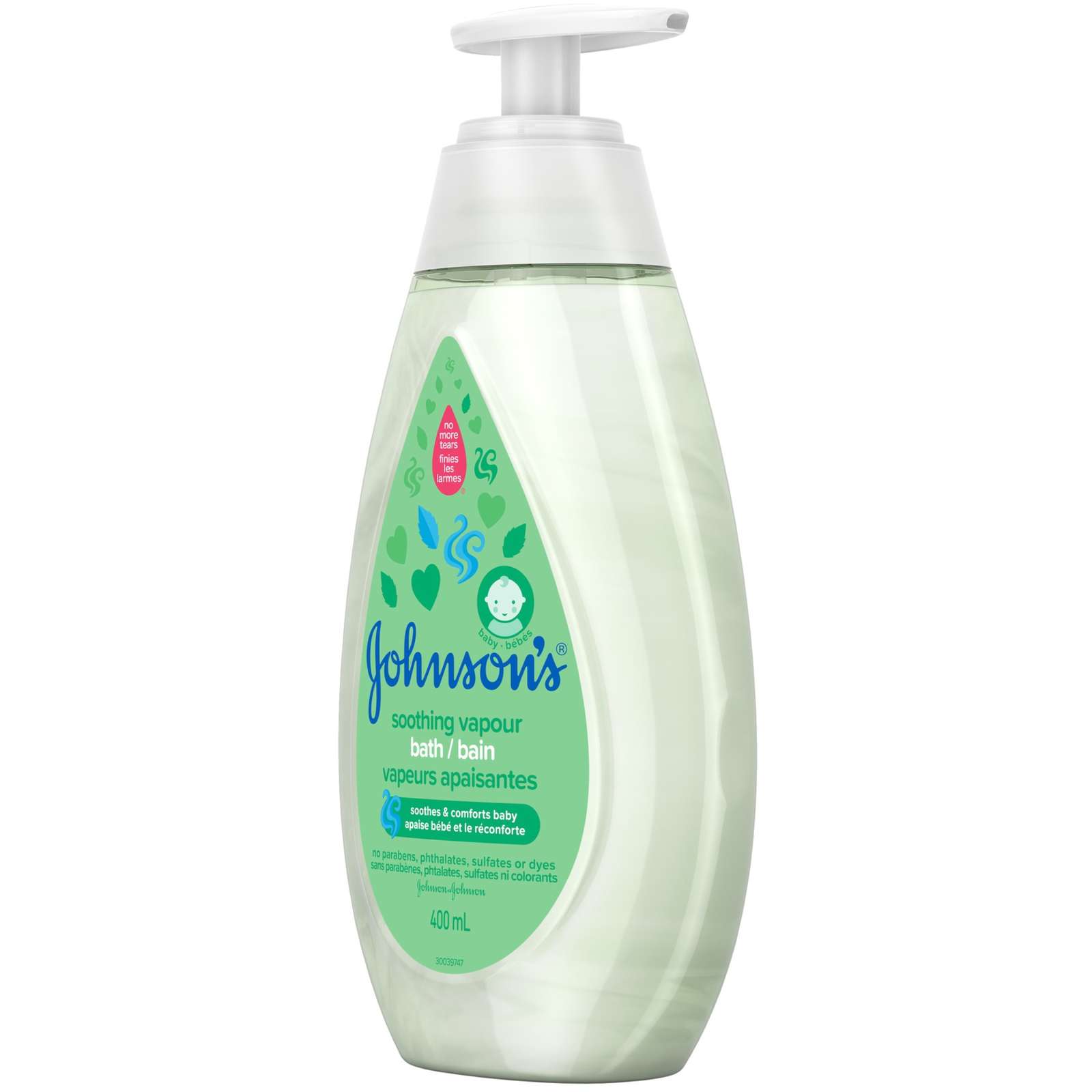 Johnson's Baby Vapor Bath, Soothing Baby Wash with Eucalyptus 400mL