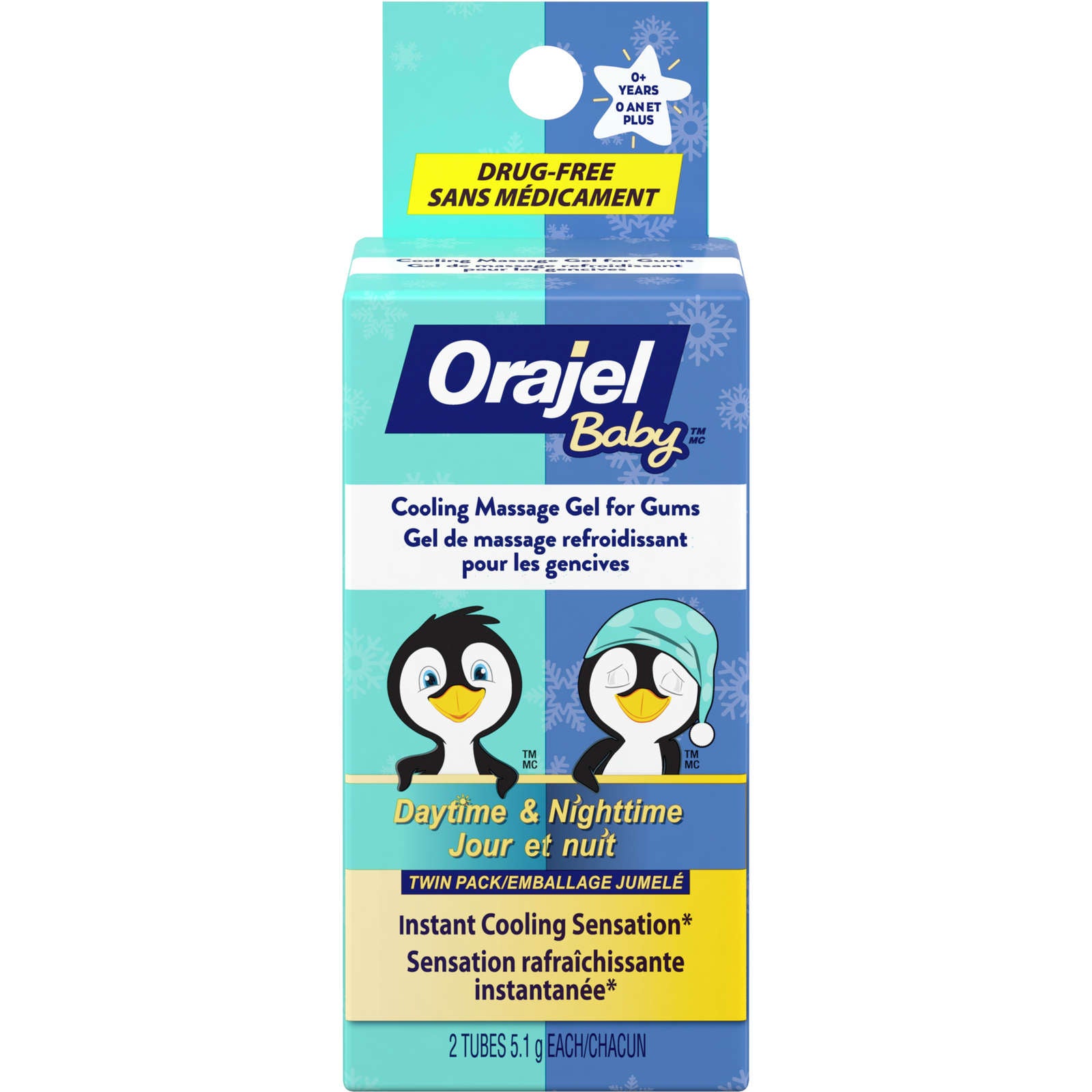 Baby Orajel Daytime and Nighttime Cooling Gels for Teething