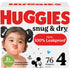 Huggies Snug & Dry Baby Diapers, Size 4