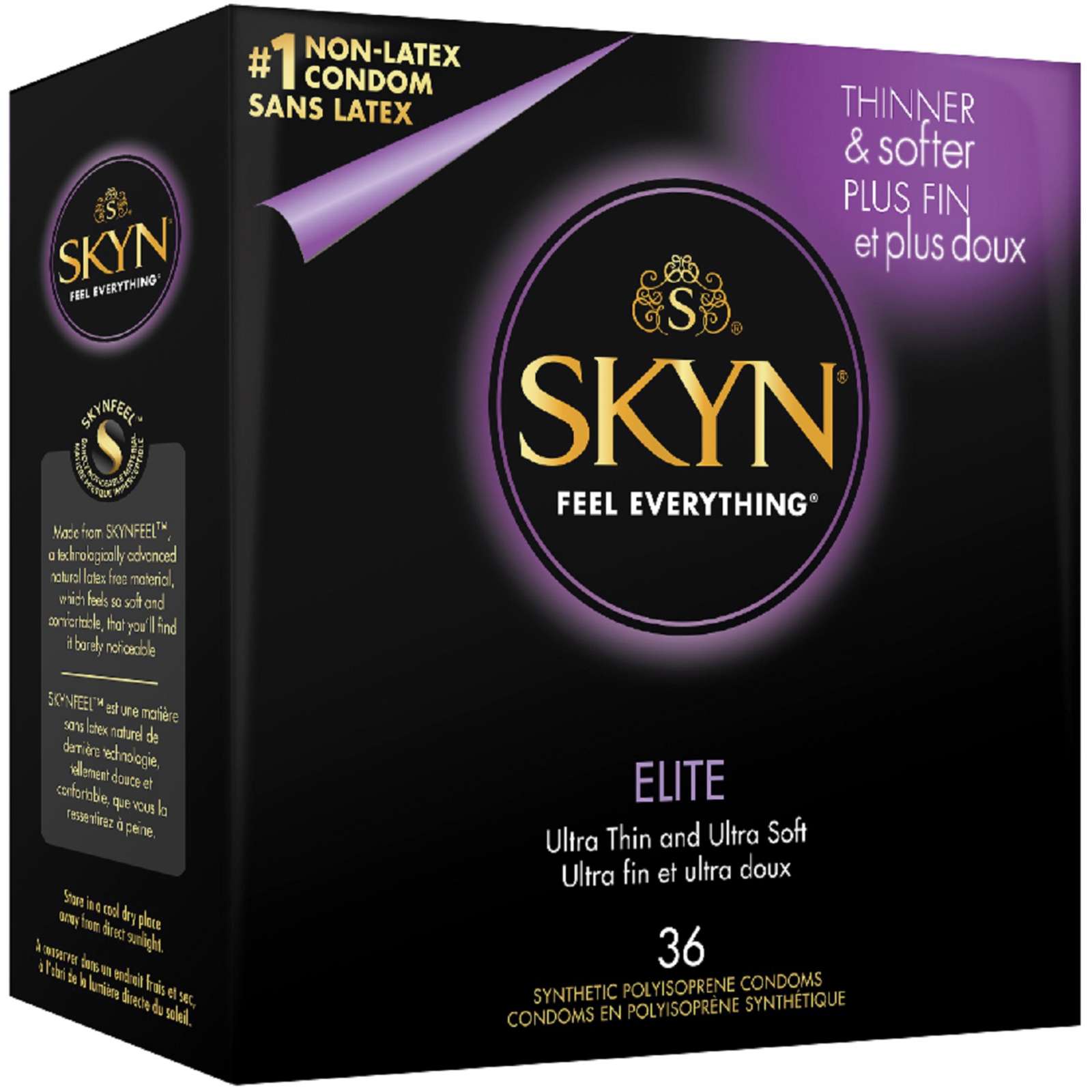 SKYN® Elite 36 Natural Latex Free Lubricated Condoms