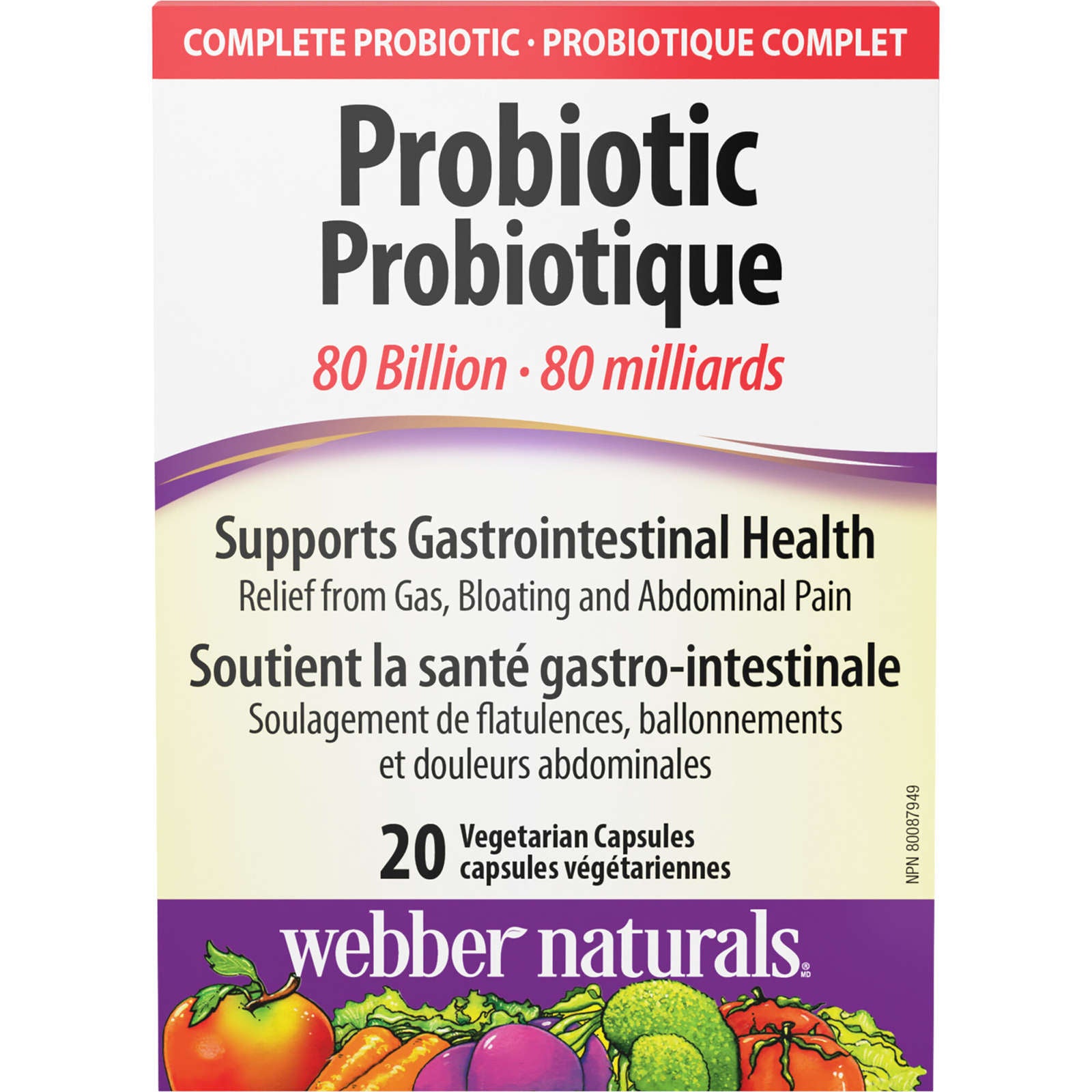 Probiotic 80 Billion 8 Probiotic Strains