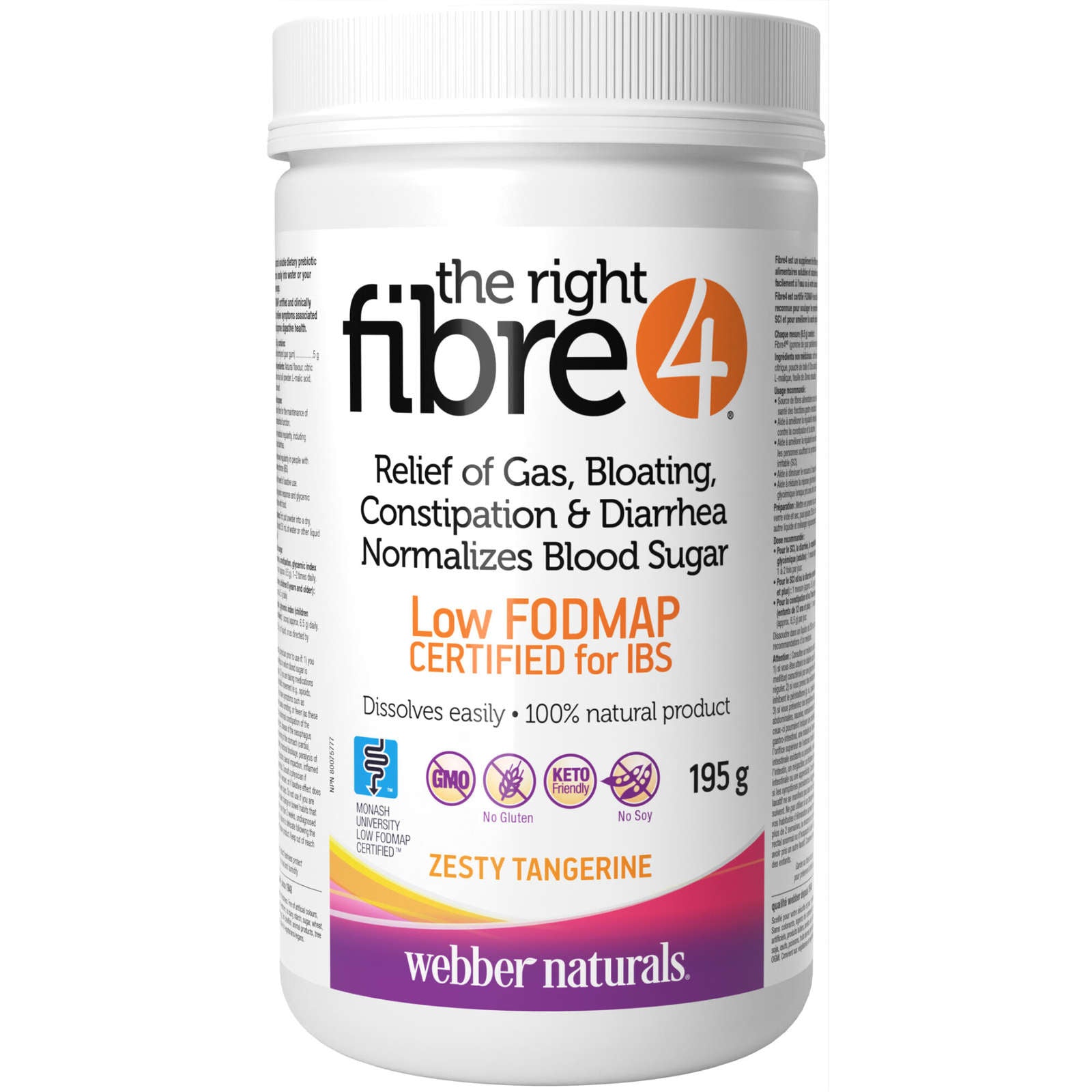 The Right Fibre4®, Zesty Tangerine