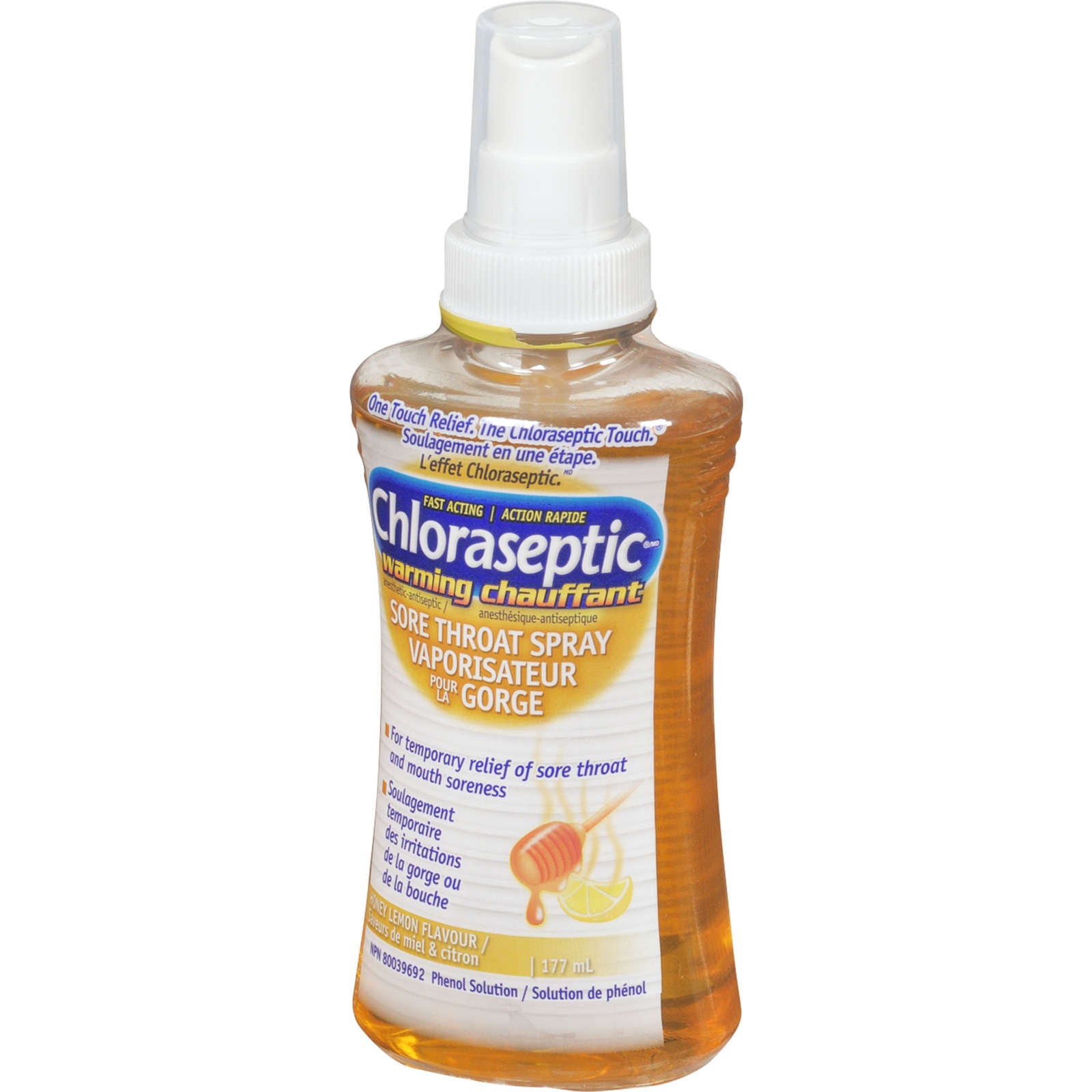 Chloraseptic Warming Sore Throat Spray Honey Lemon