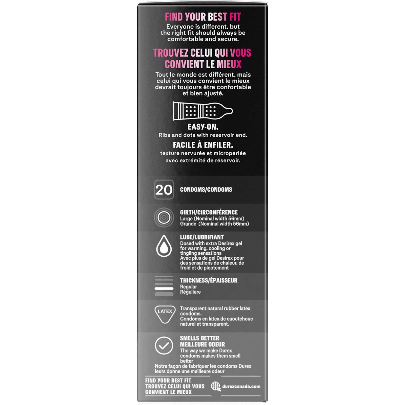 Durex Intense Orgasmic Condoms Ribbed and Dotted