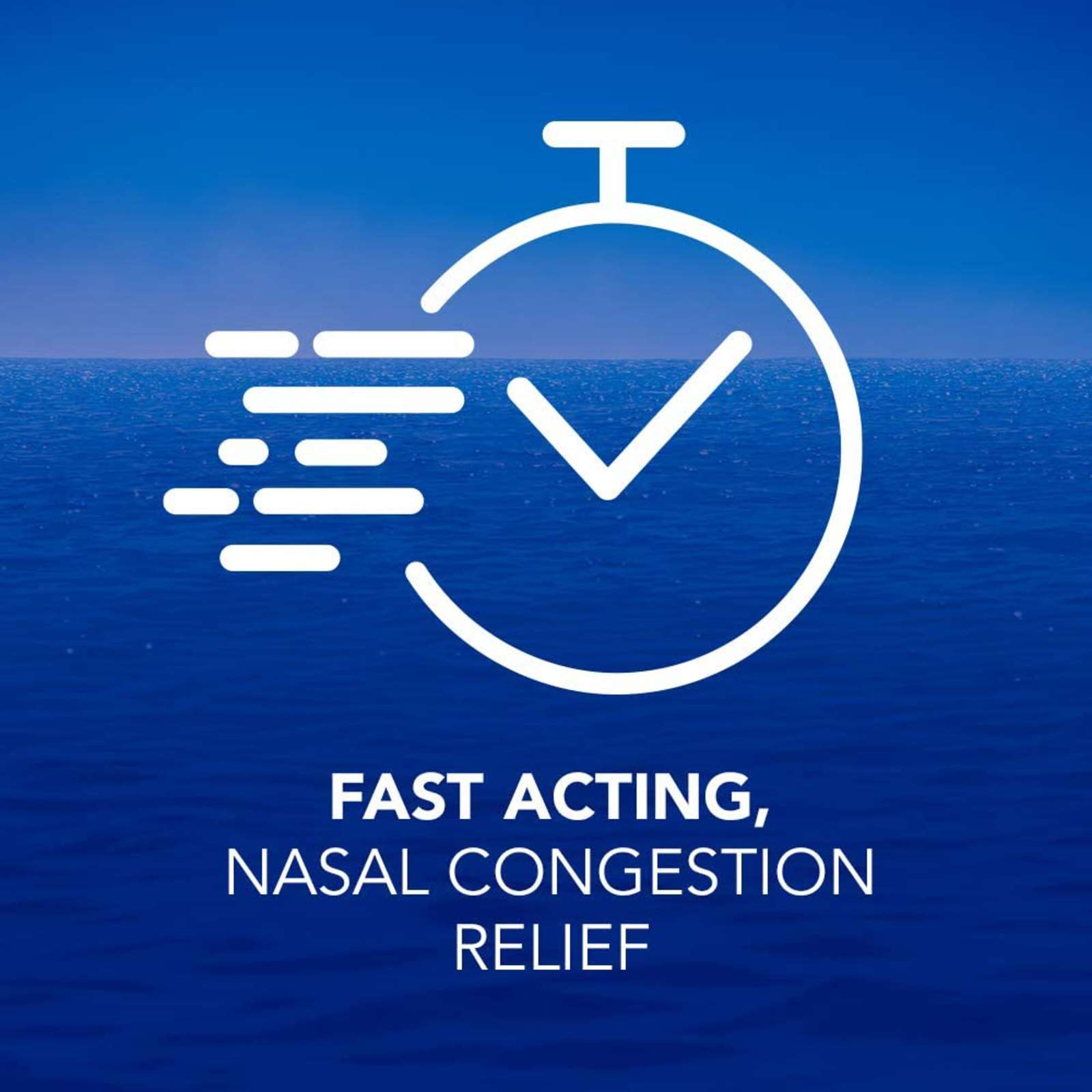 hydraSense Full Stream Nasal Spray, Daily Nasal Care, Fast Relief of Nasal Congestion, 100% Natural Source Seawater, Preservative-Free, 100 mL