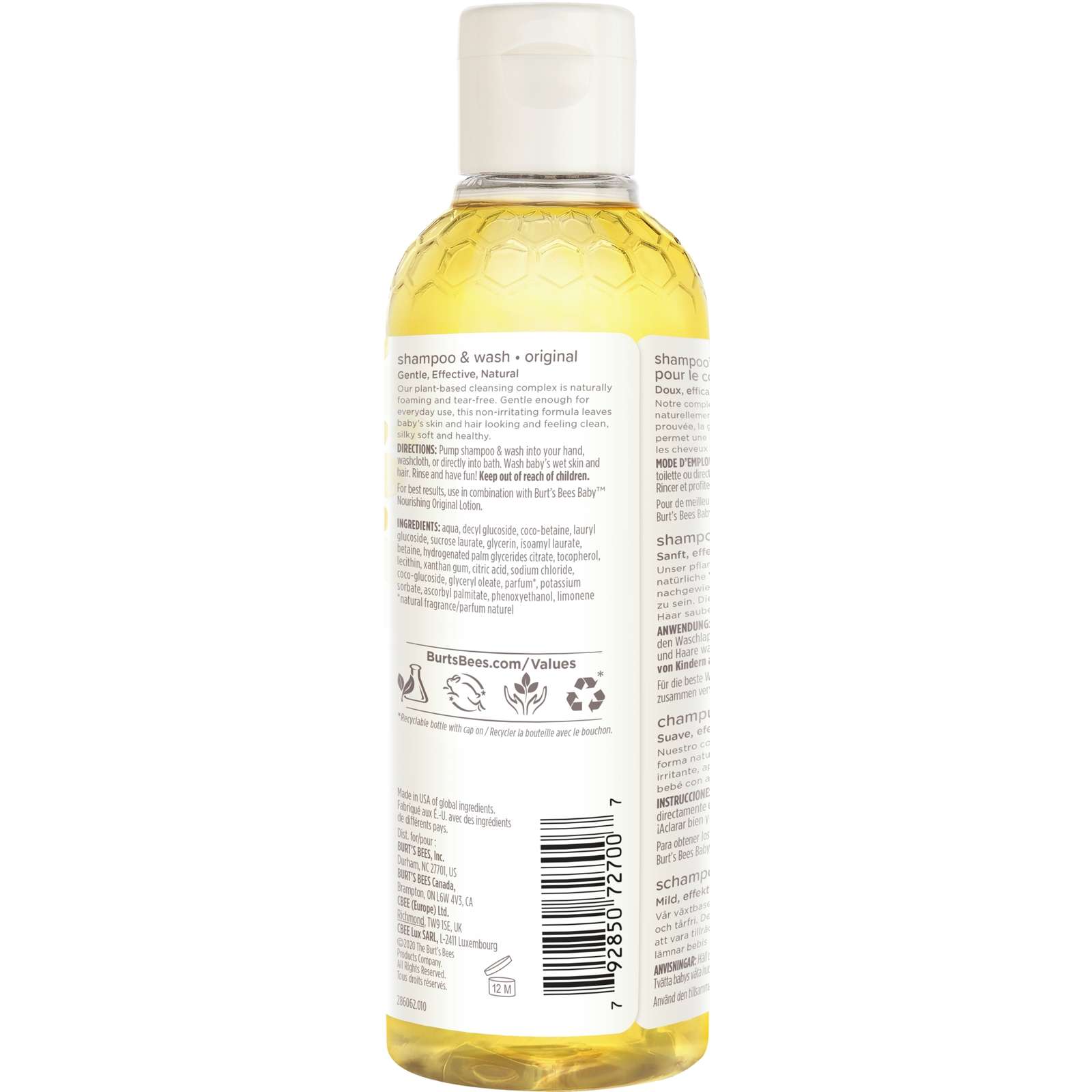 Burt’s Bees Baby Shampoo and Wash, 235 ml