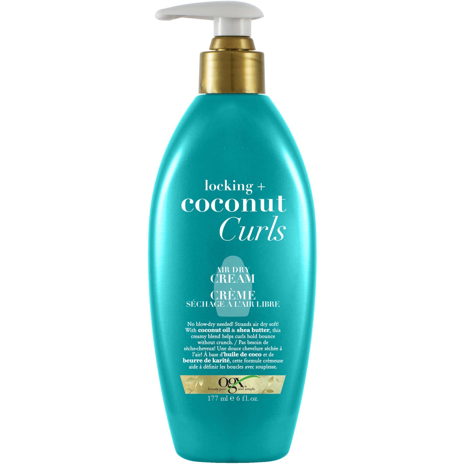 Locking + Coconut Curls Air Dry Cream