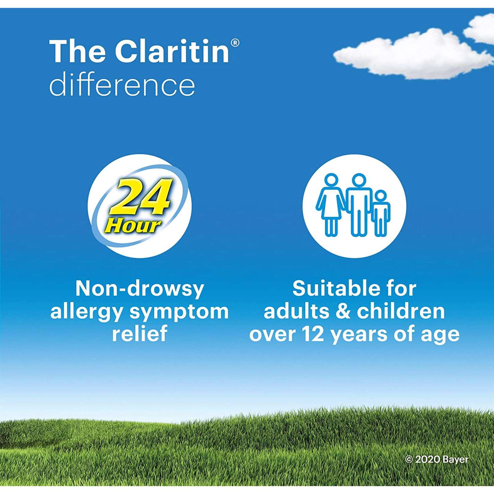 Claritin Allergy Medicine, 24-Hour Non-Drowsy Relief 10 mg, 50 Tablets