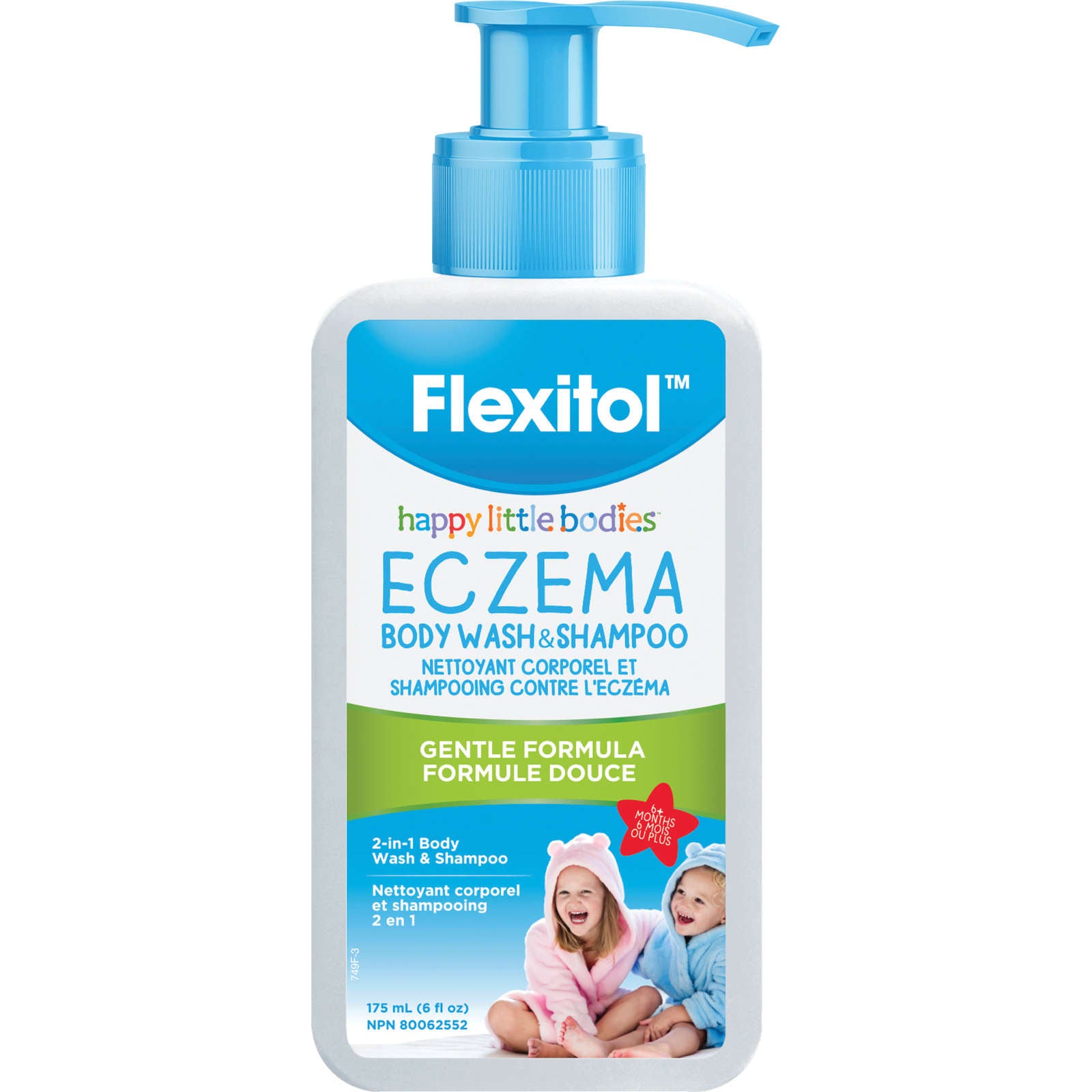 Happy Little Bodies™ Eczema 2 in 1 Body Wash and Shampoo