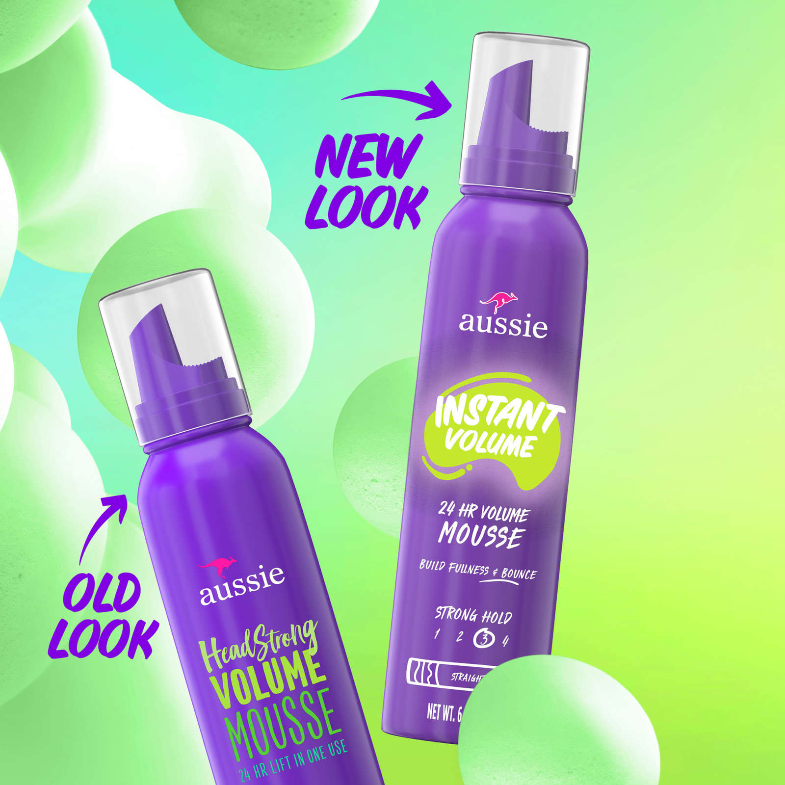 Instant Volume Mousse, 24-hour Volume Mousse